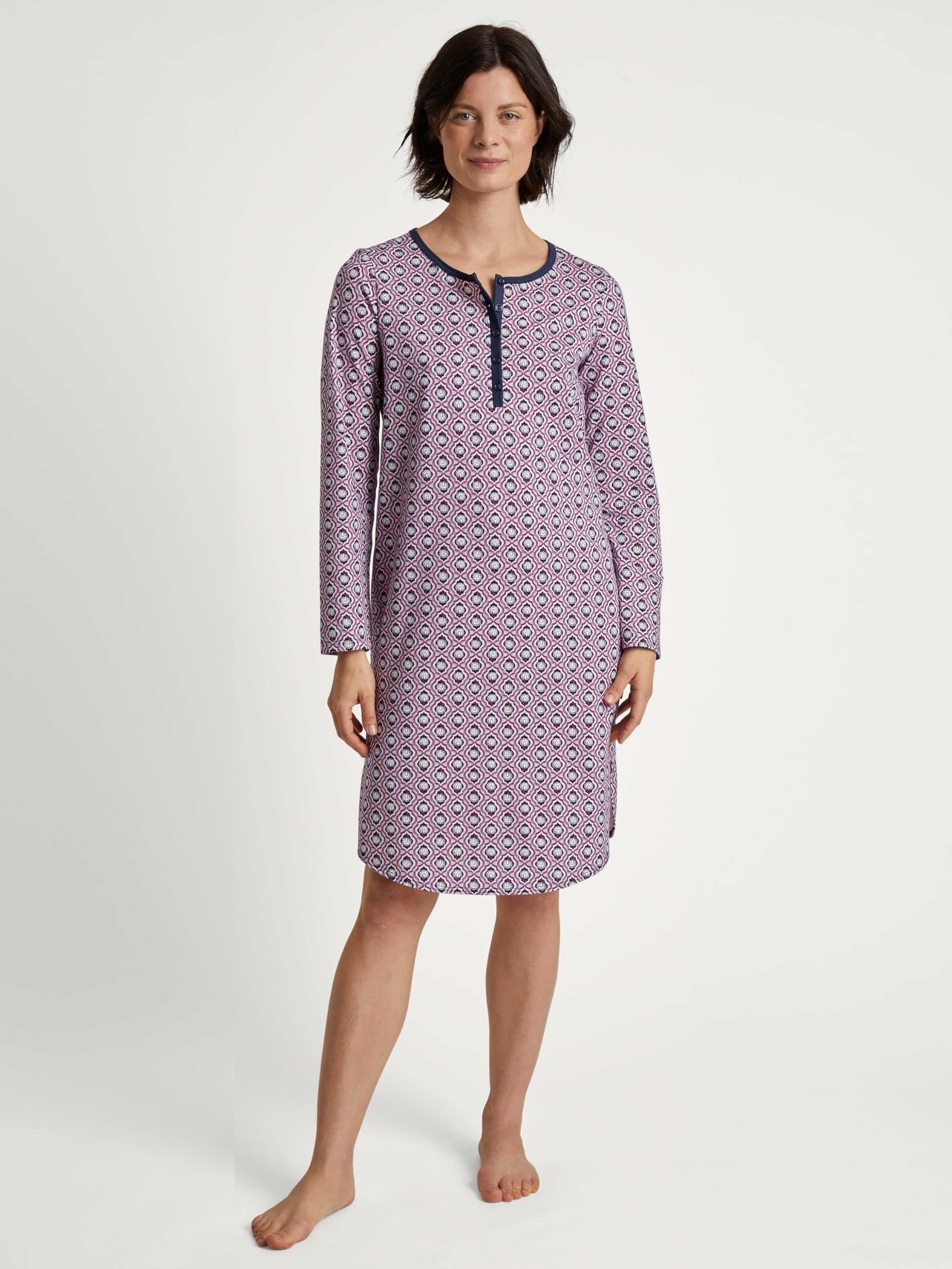 calida-lovely-nights-pyjama-oberteil-damen-baumwolle image 3