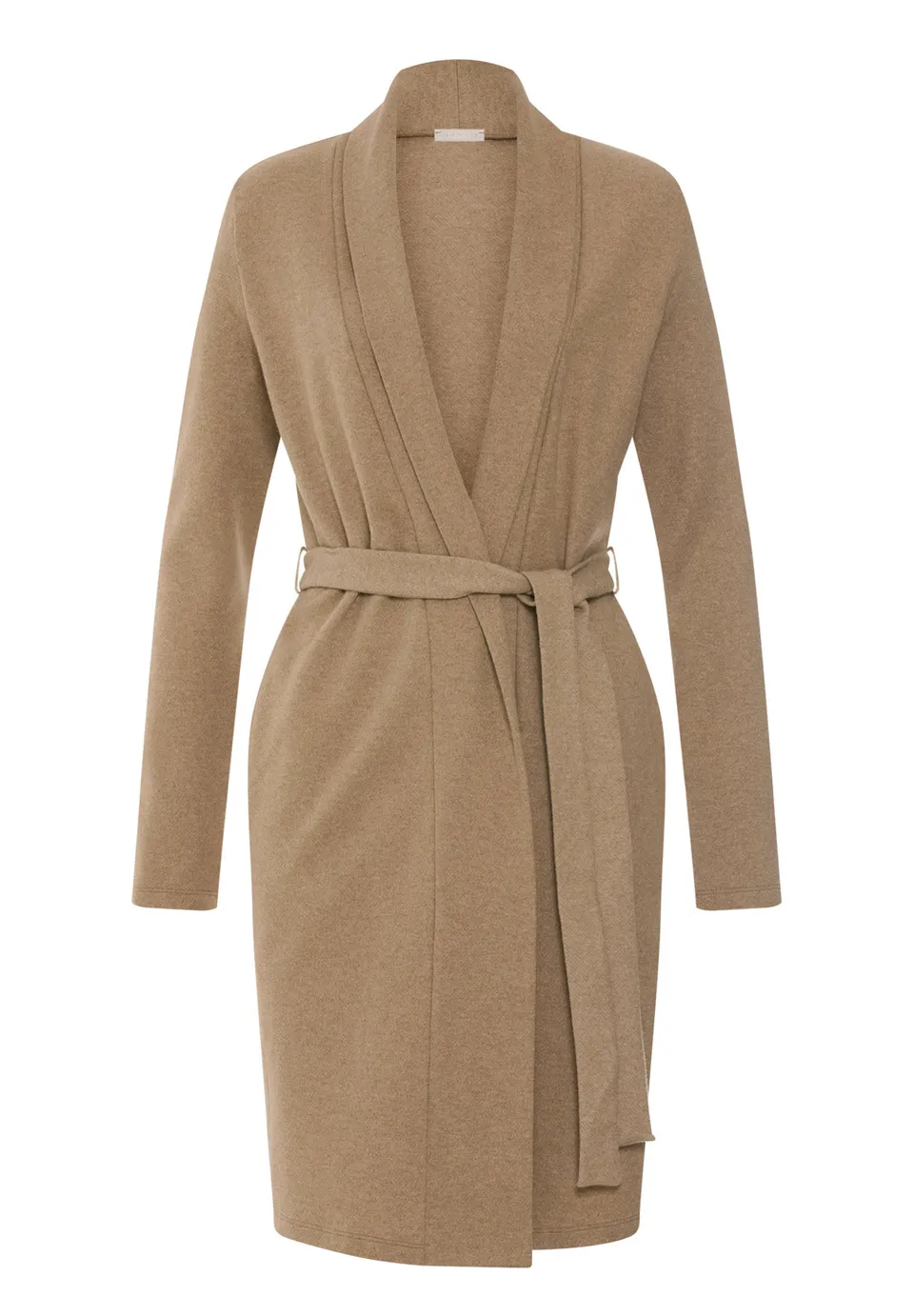 hanro-easy-wear-robe-bademantel-desert-clay-baumwolle image 1