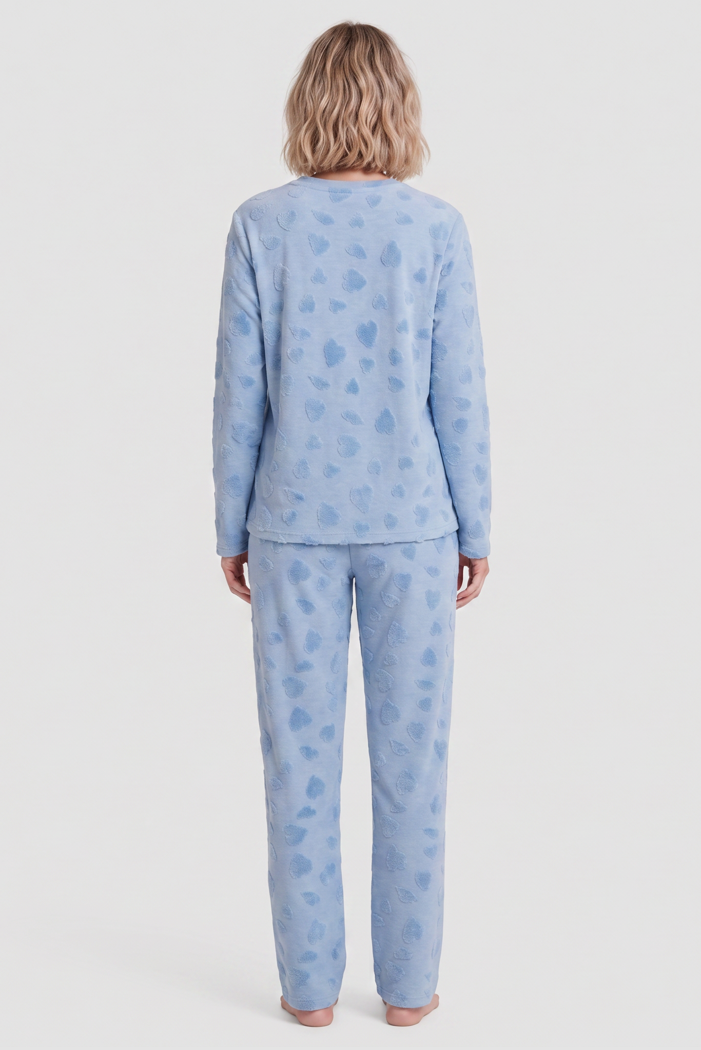 r-sch-be-happy-hausanzug-frottee-jacquard-damen-blau-baumwolle image 3