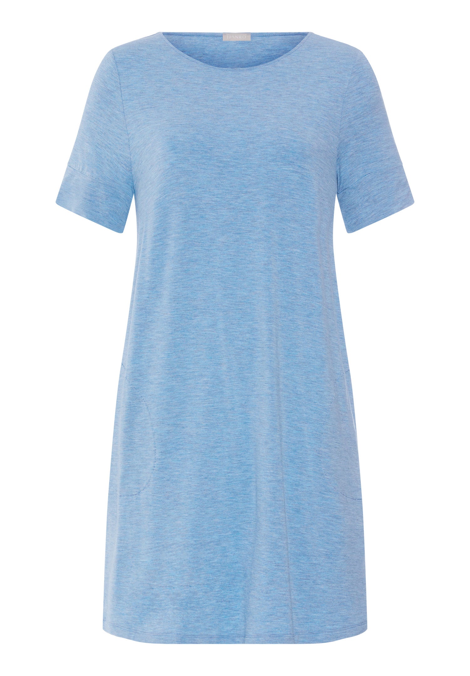 hanro-natural-elegance-s-slv-nightdress-90cm-nachthemd-blau image 1