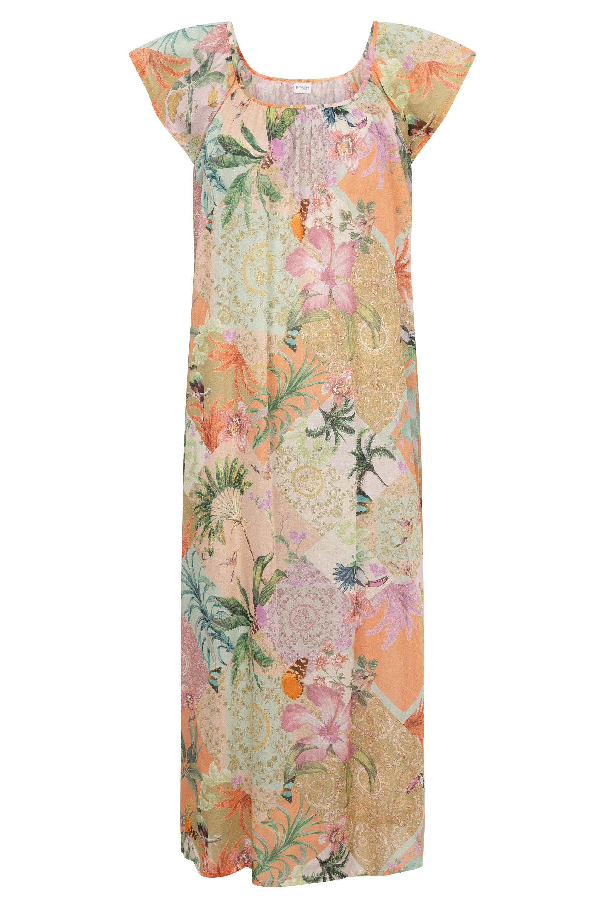 r-sch-be-happy-nachthemd-maxi-voile-blumendruck image 2