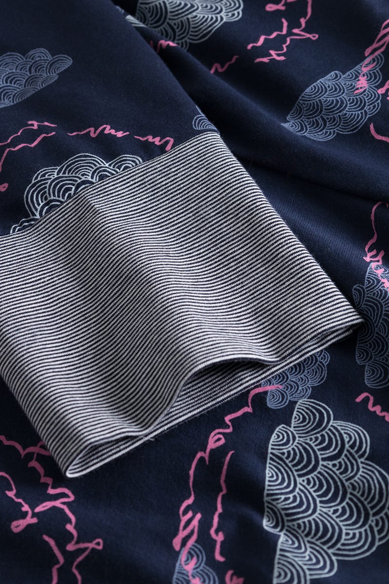 r-sch-be-happy-7-8-hose-pyjamahose-blau-wolken image 6