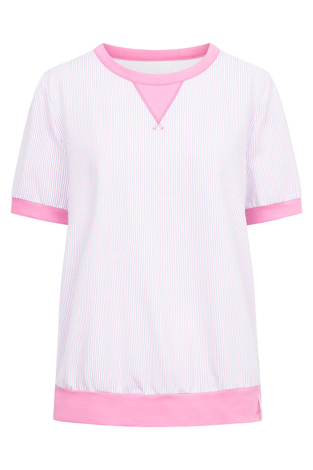 r-sch-be-happy-shirt-kurzarm-rosa-streifenprint-36-cm image 2
