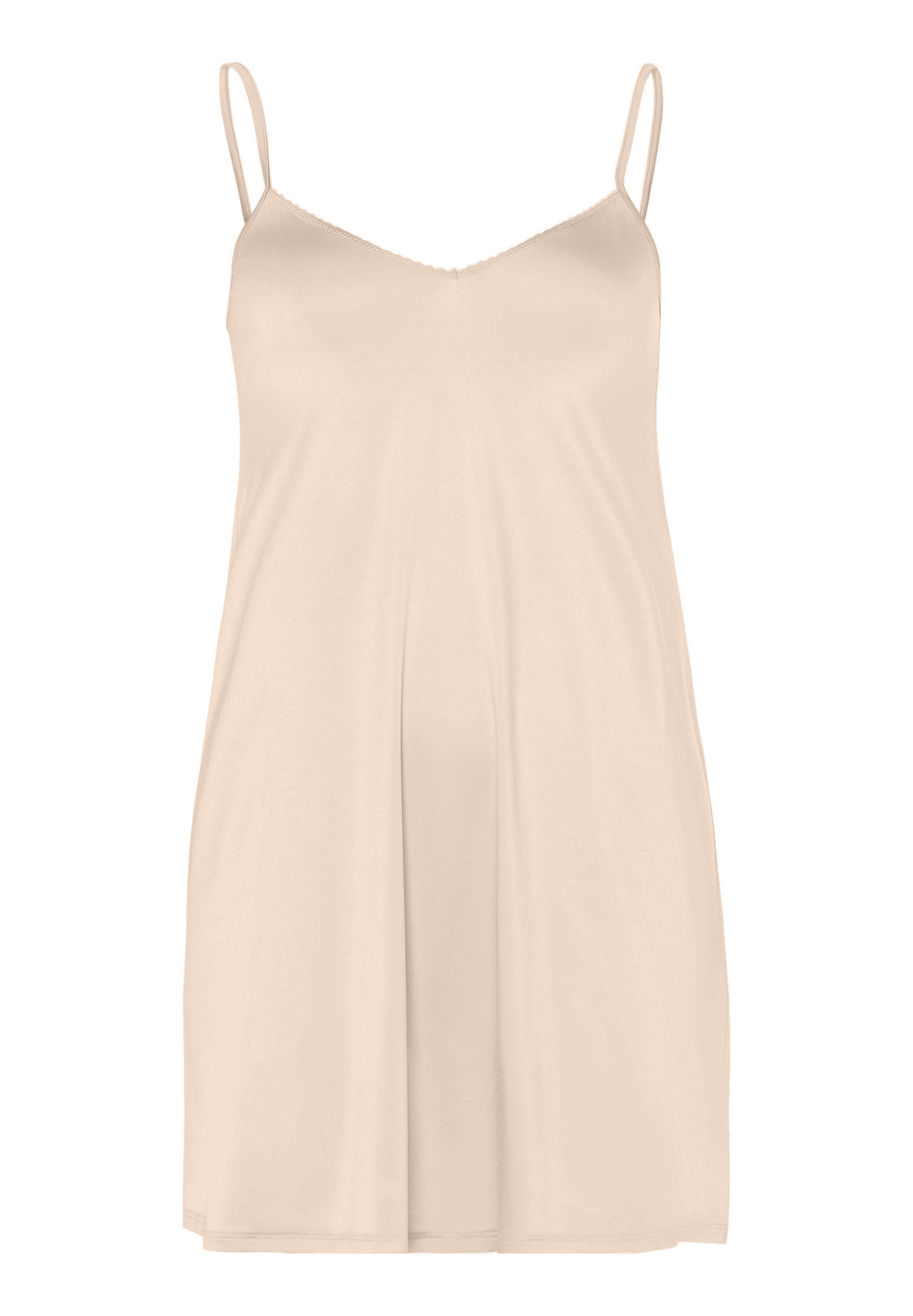 hanro-satin-deluxe-071065-bodydress-85cm-natural-viskose image 1