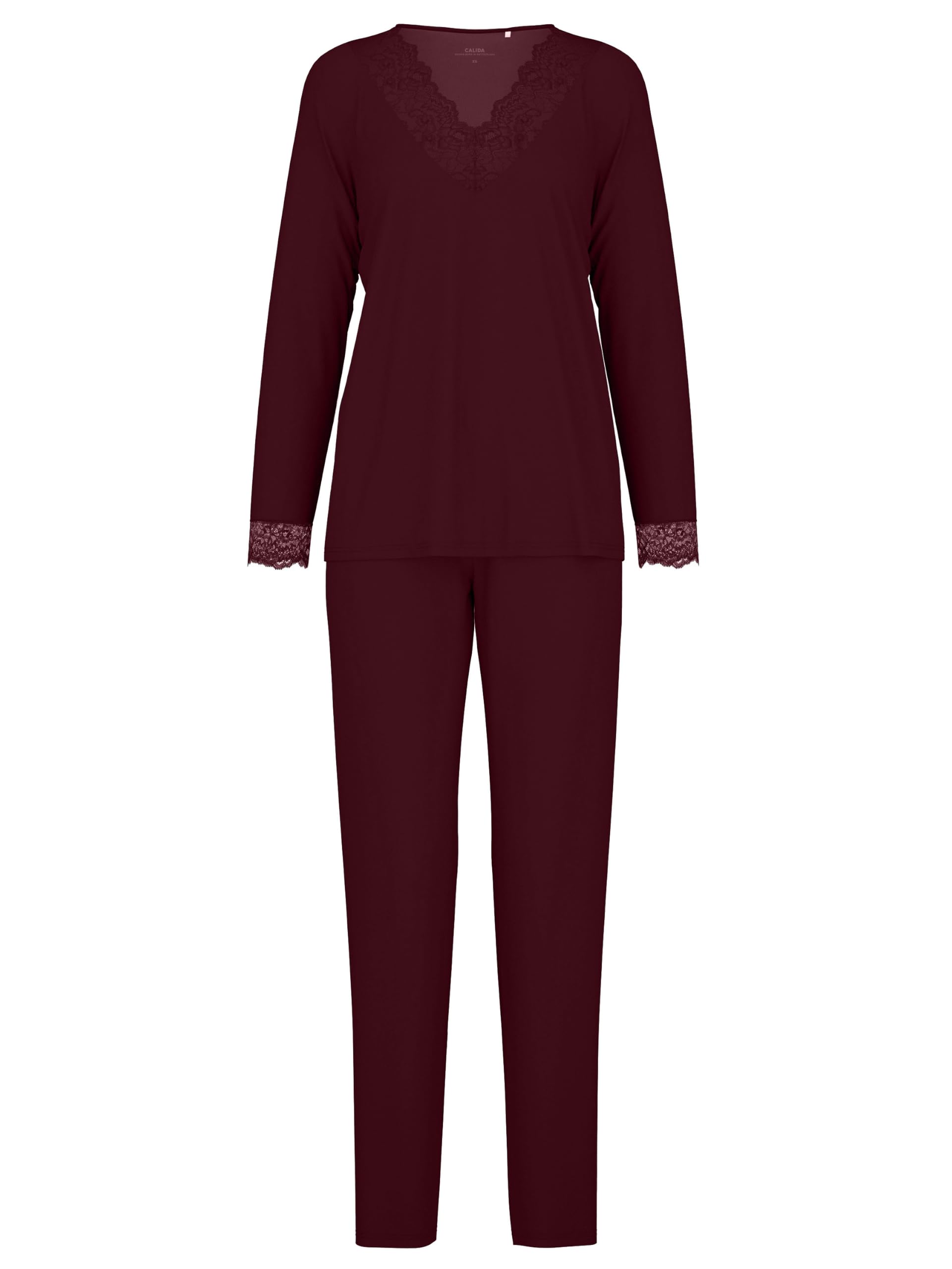 calida-leaf-dreams-pyjama-damen-tea-green-pima-baumwolle image 4