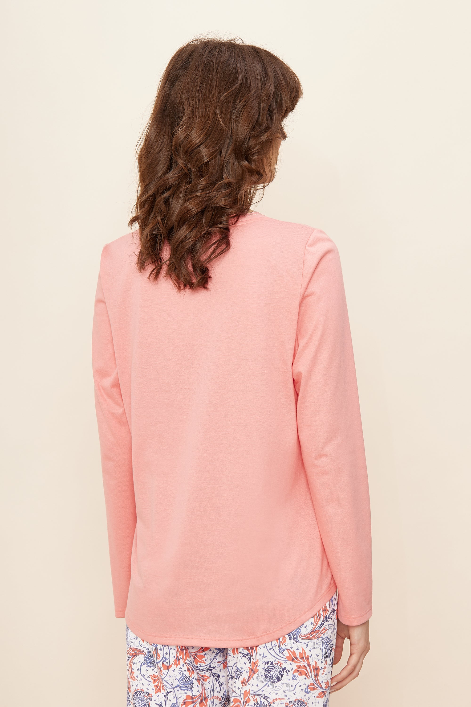 r-sch-be-happy-shirt-langarm-blau-v-ausschnitt image 3