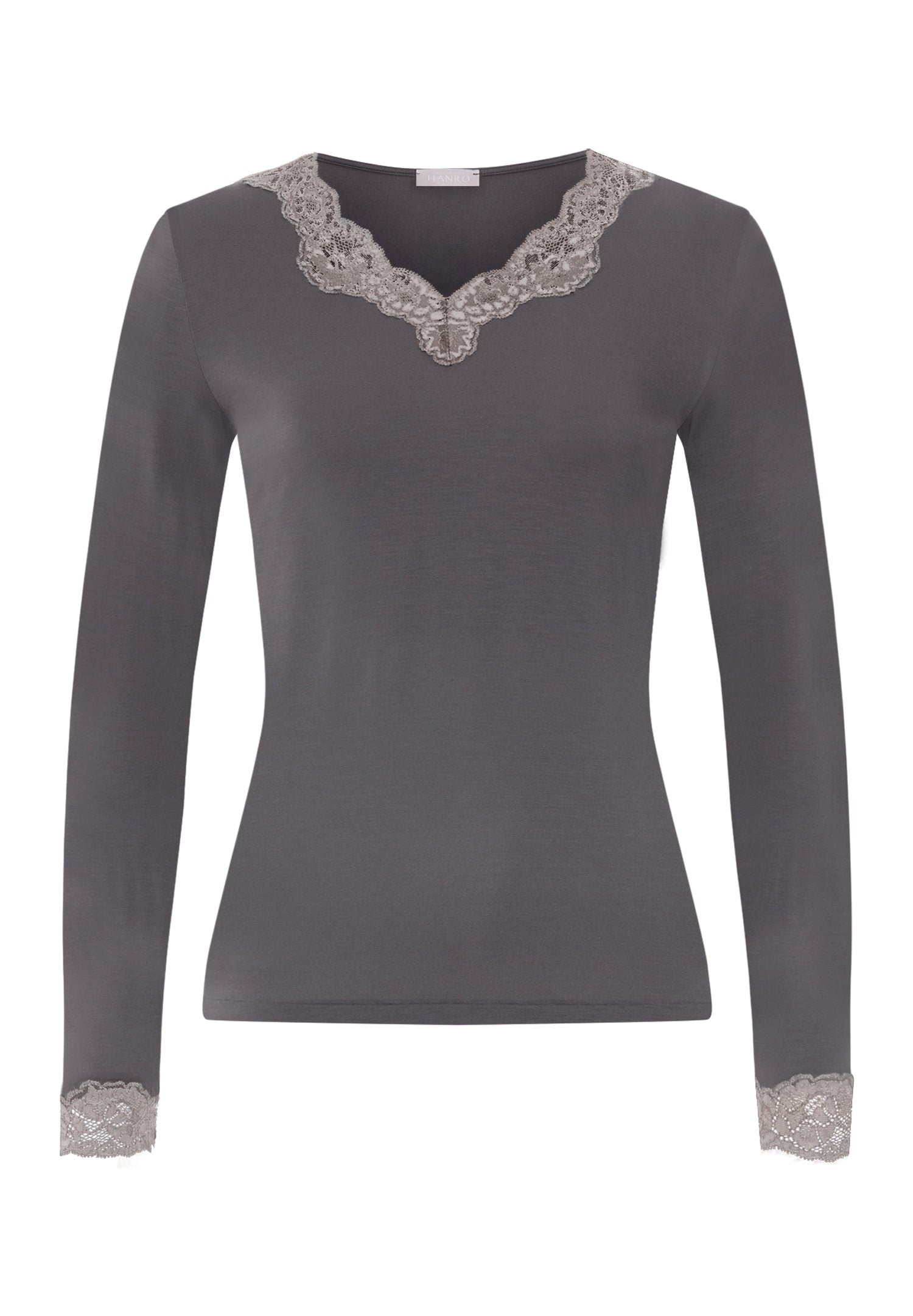 hanro-dana-071841-langarmshirt-boulevard-mit-spitze image 1