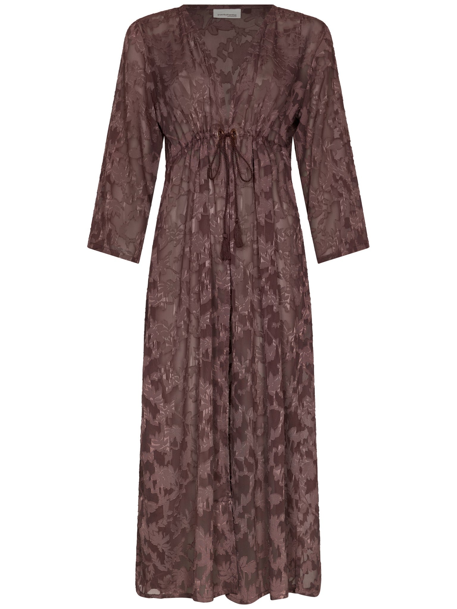 pastunette-premium-cover-up-ivory-shore-braun-strandkleid image 1