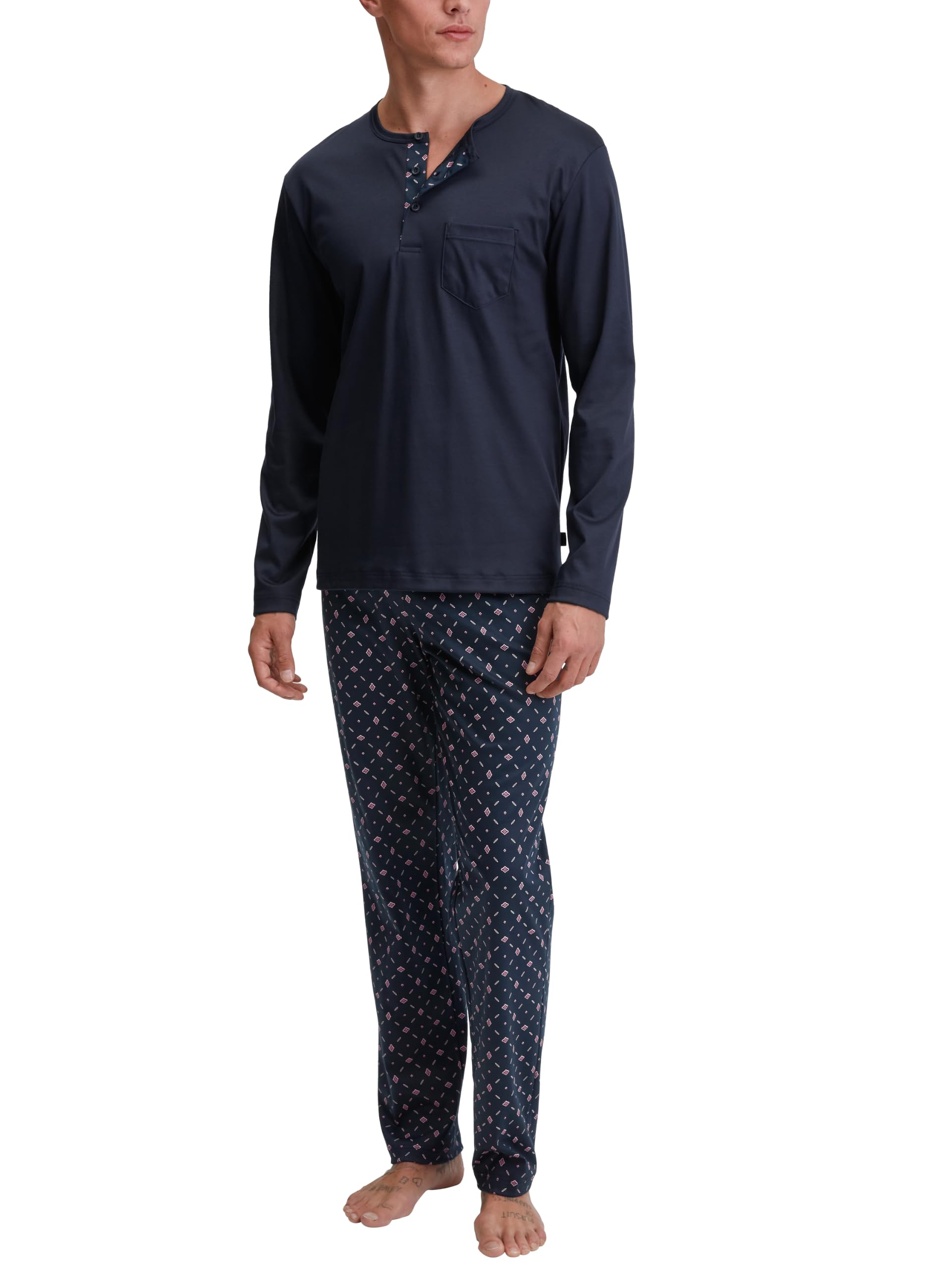 calida-relax-selected-pyjama-herren-dark-sapphire image 1