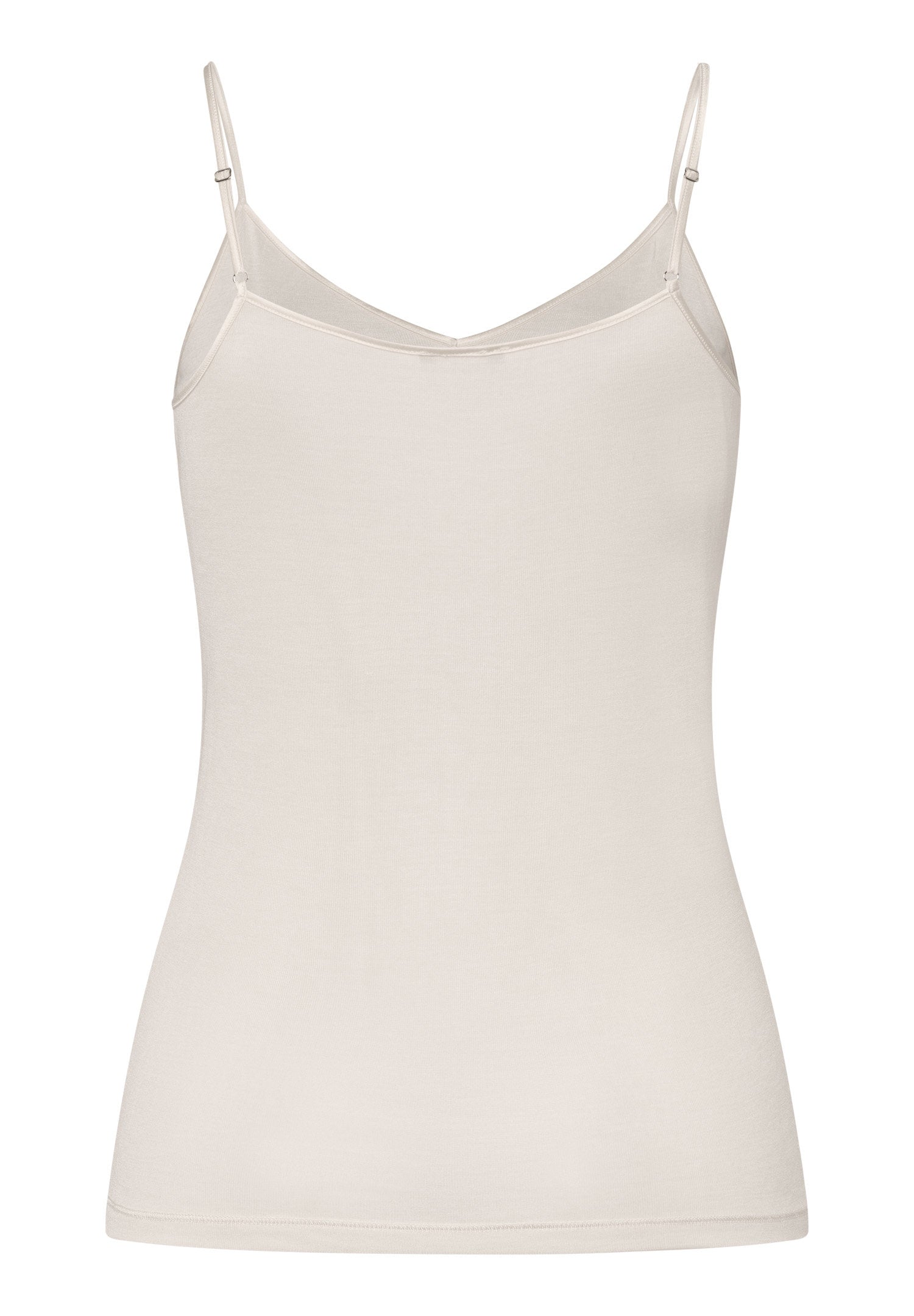 hanro-pure-silk-spaghetti-top-pale-cream-100-seide image 3
