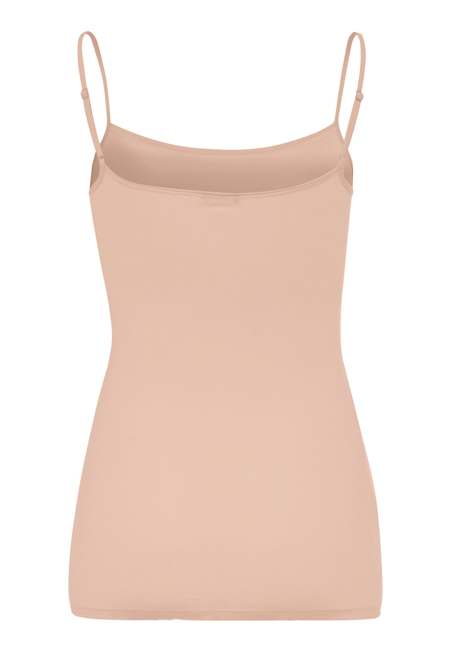 hanro-ultralight-spaghetti-top-beige-pima-baumwolle image 3
