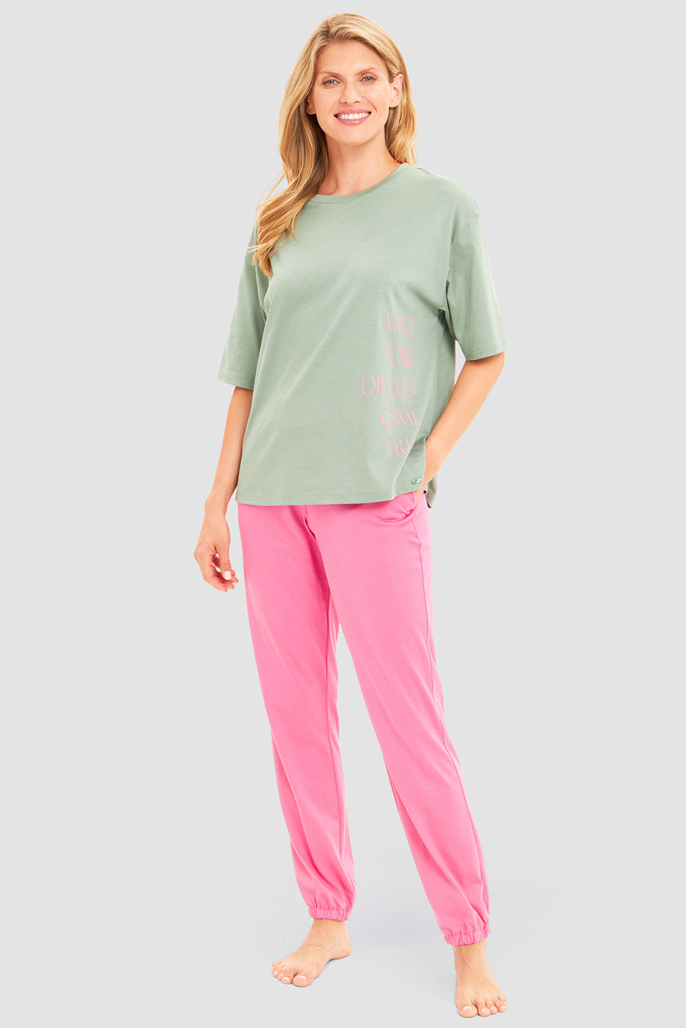 r-sch-be-happy-hose-lang-pink-mit-gummibund-damen image 4