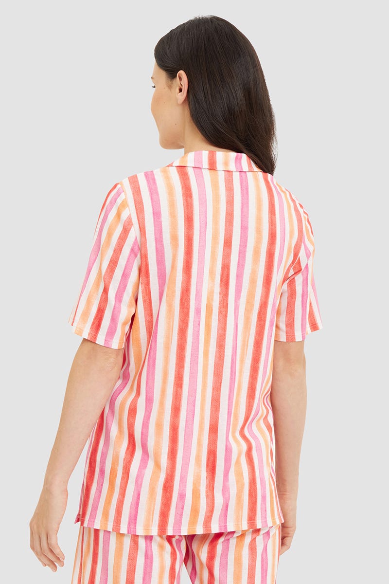r-sch-be-happy-shirt-kurzarm-mehrfarbig-streifen image 3