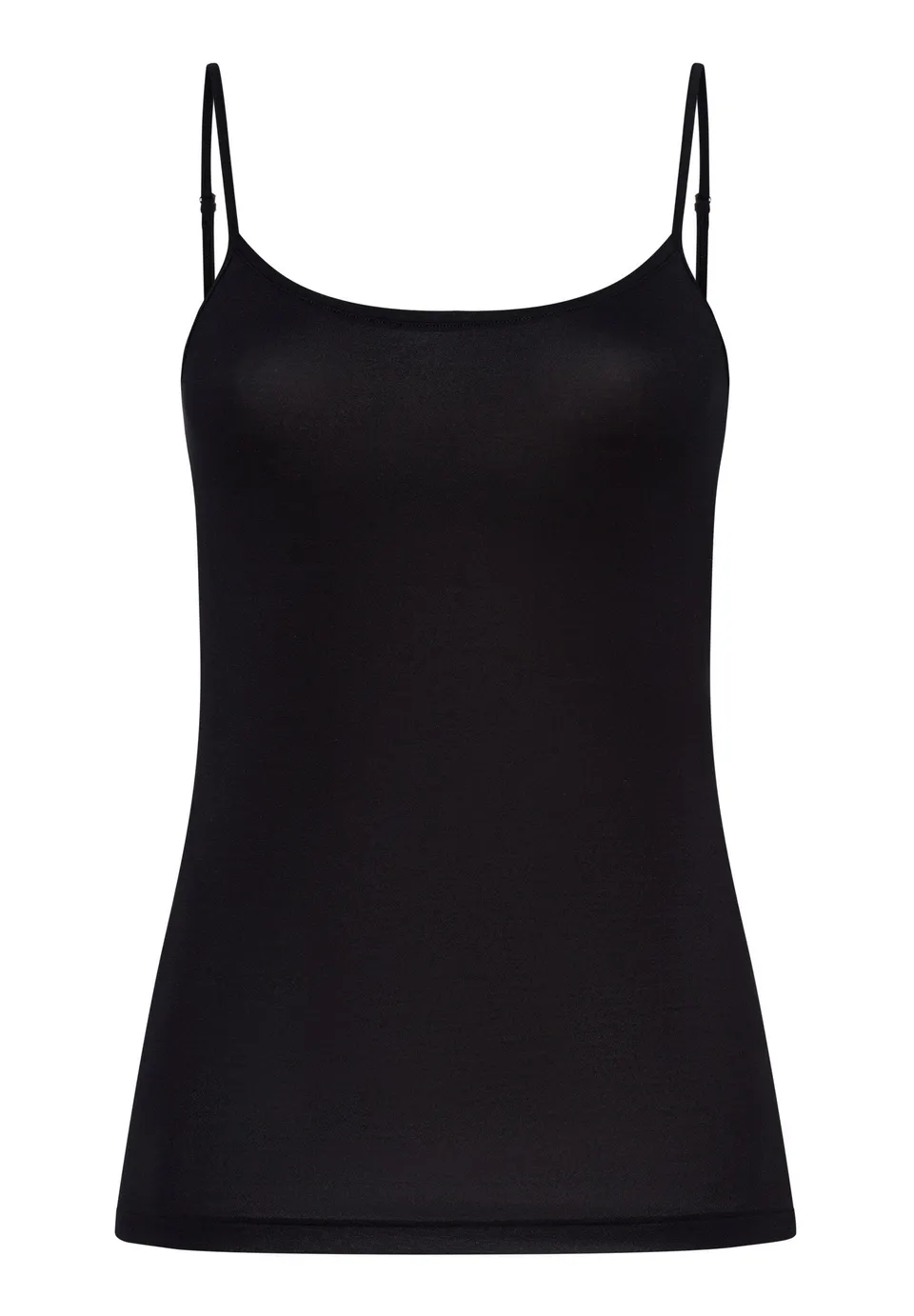 hanro-soft-touch-top-schwarz-spaghettitr-ger-tencel-modal image 1