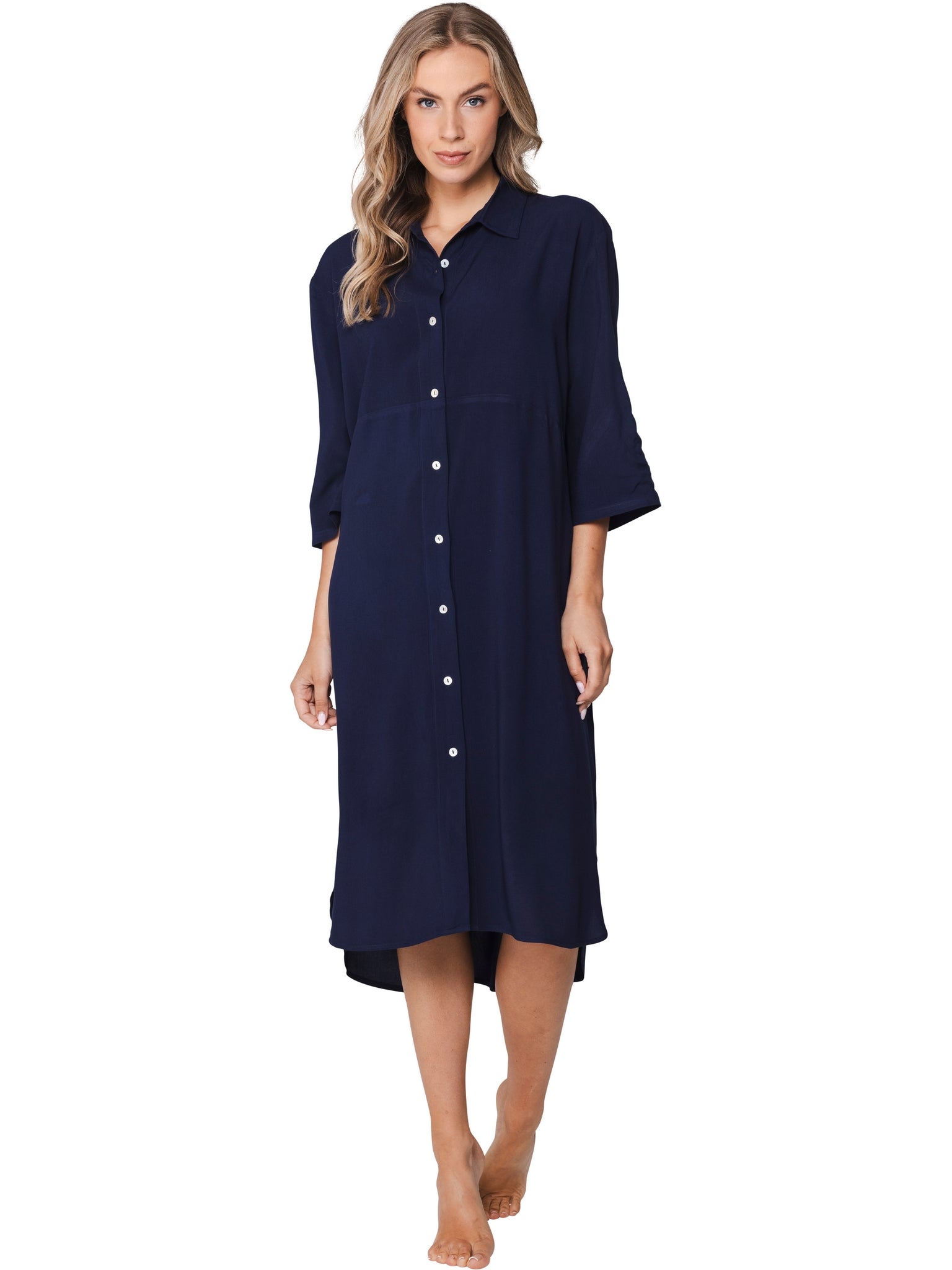 pastunette-premium-azure-leafs-beachkleid-blau image 2