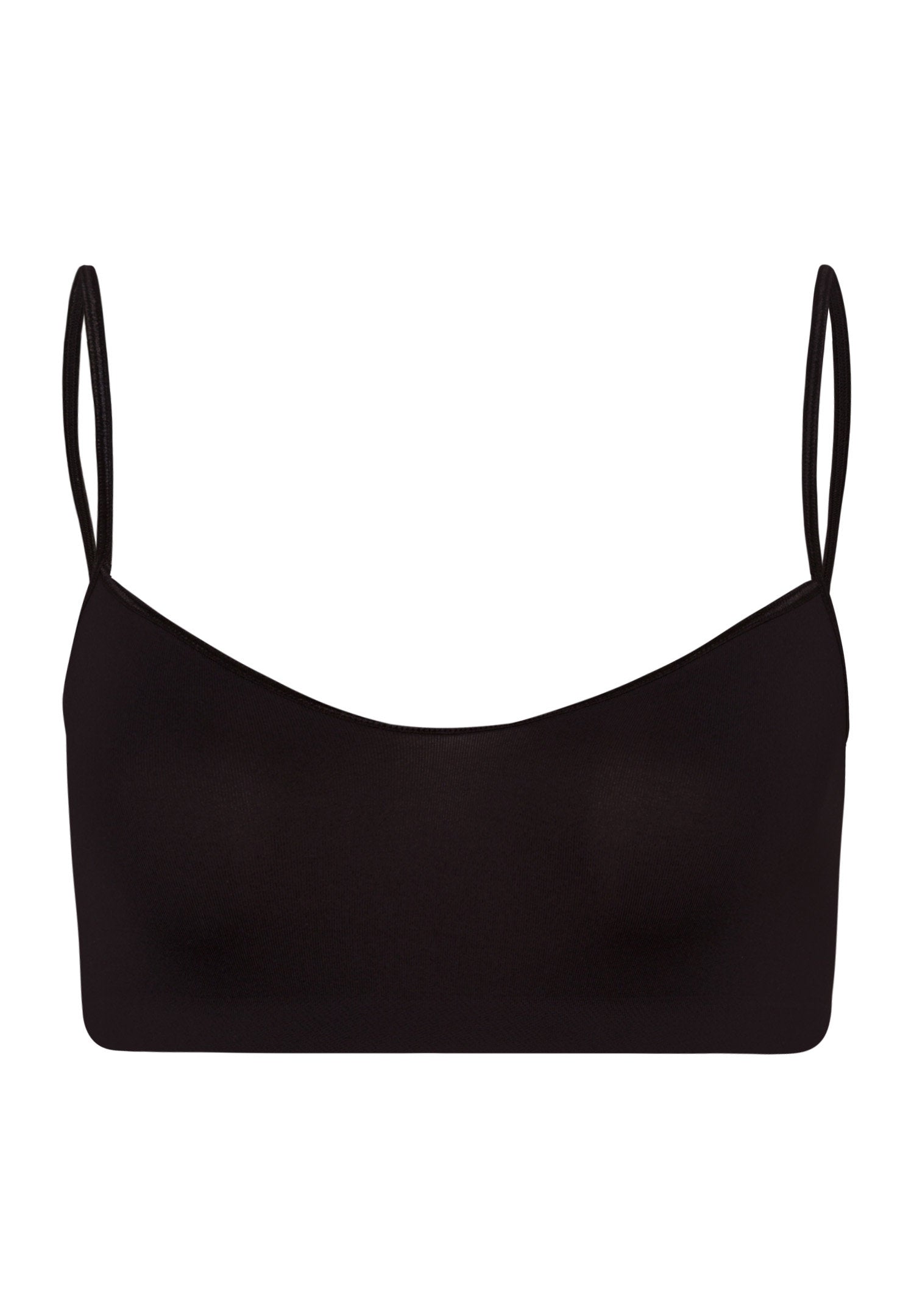hanro-touch-feeling-crop-top-schwarz-microfaser-bustier image 1