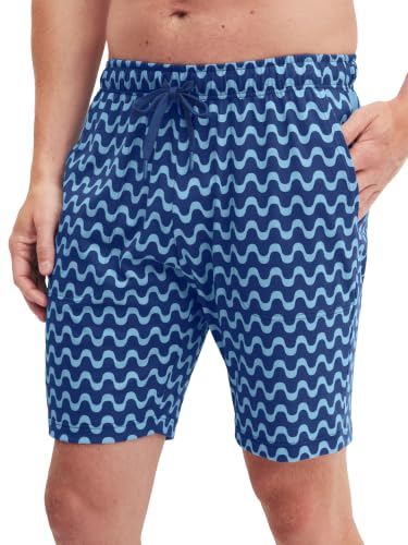 calida-remix-basic-sleep-herren-shorts-retro-blue-58-60 image 6