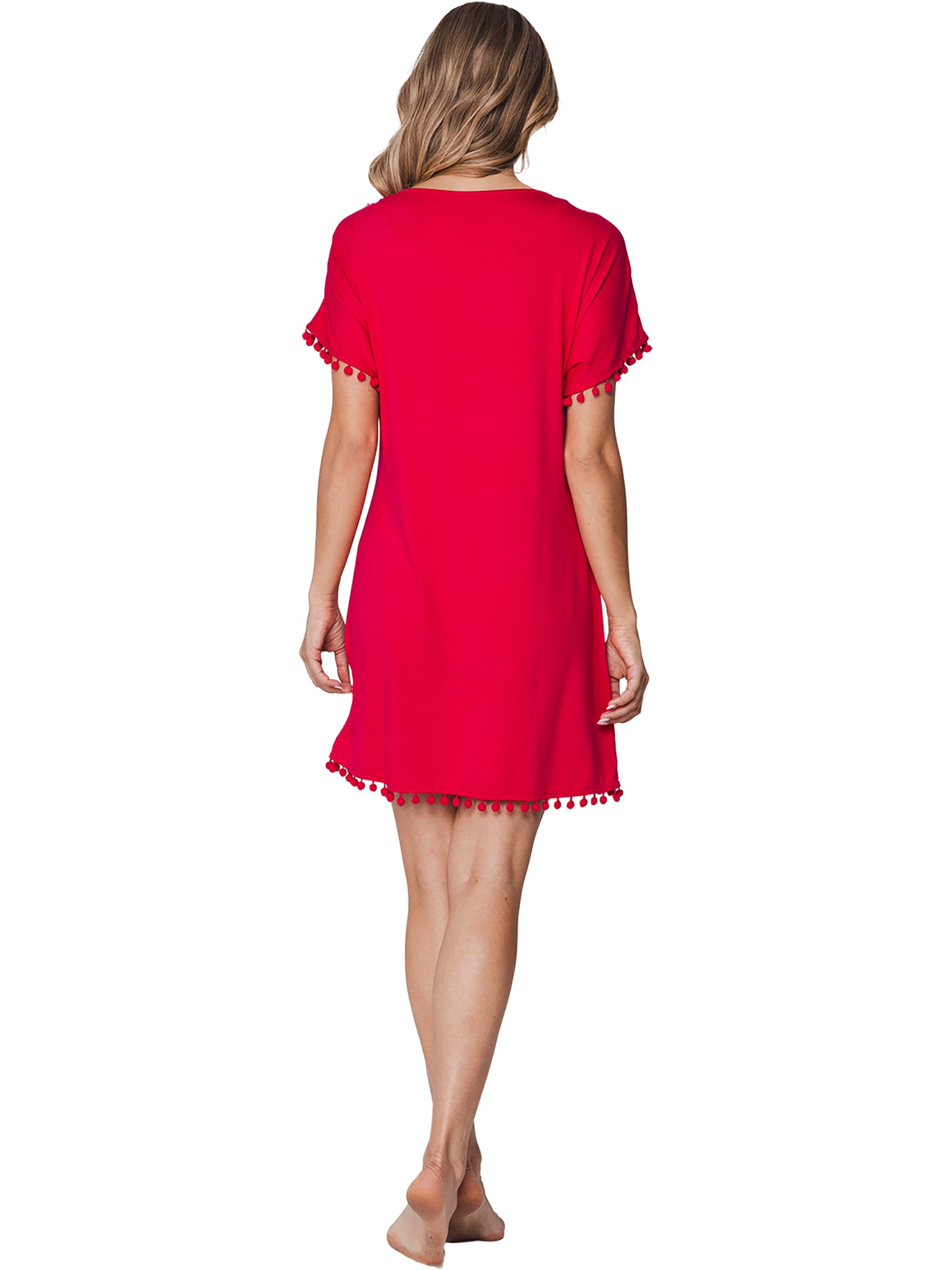 pastunette-tropic-oasis-strandkleid-dunkelrosa-spitze image 3
