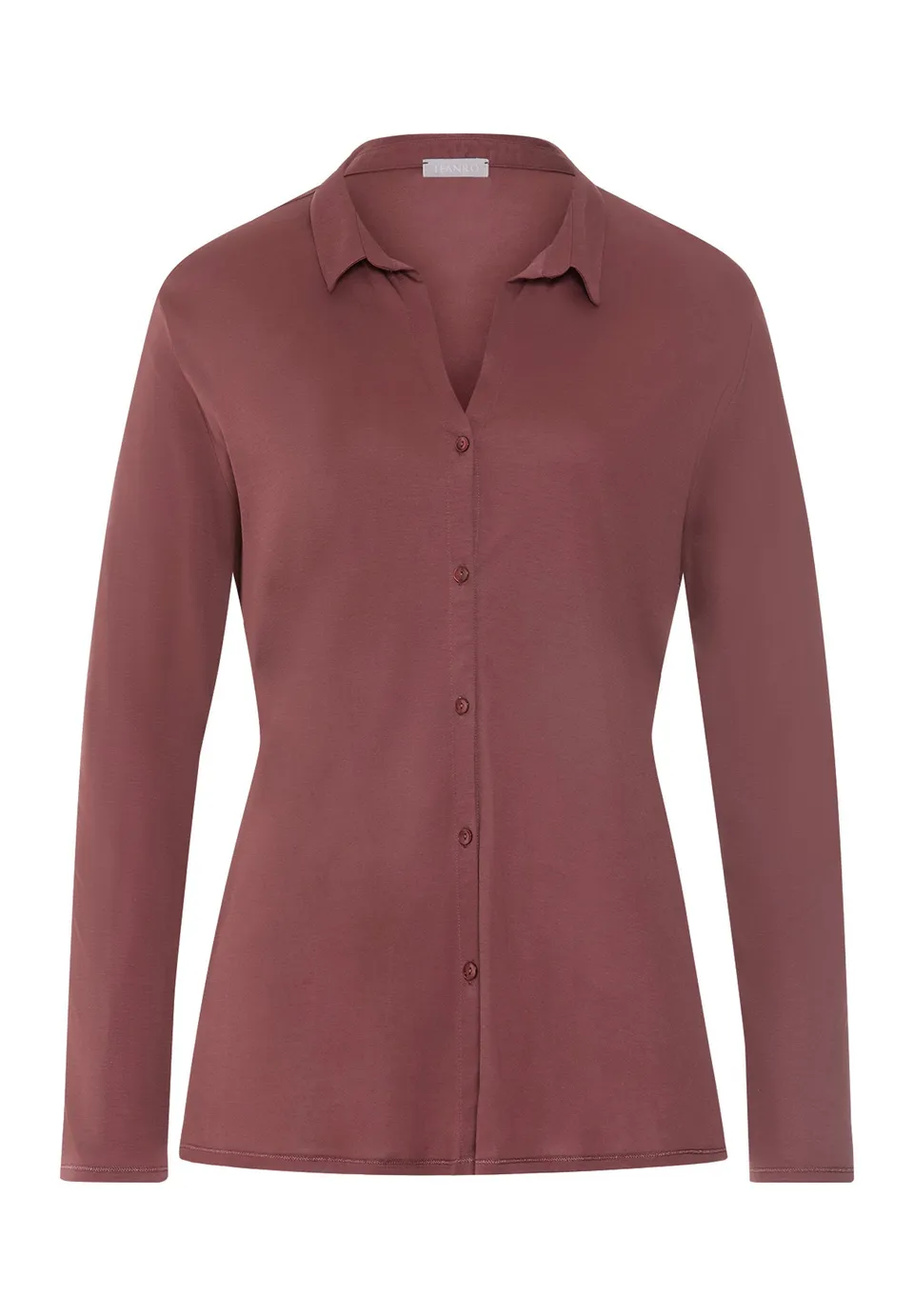 hanro-grand-central-langarm-shirt-apple-butter-modal-seide image 1