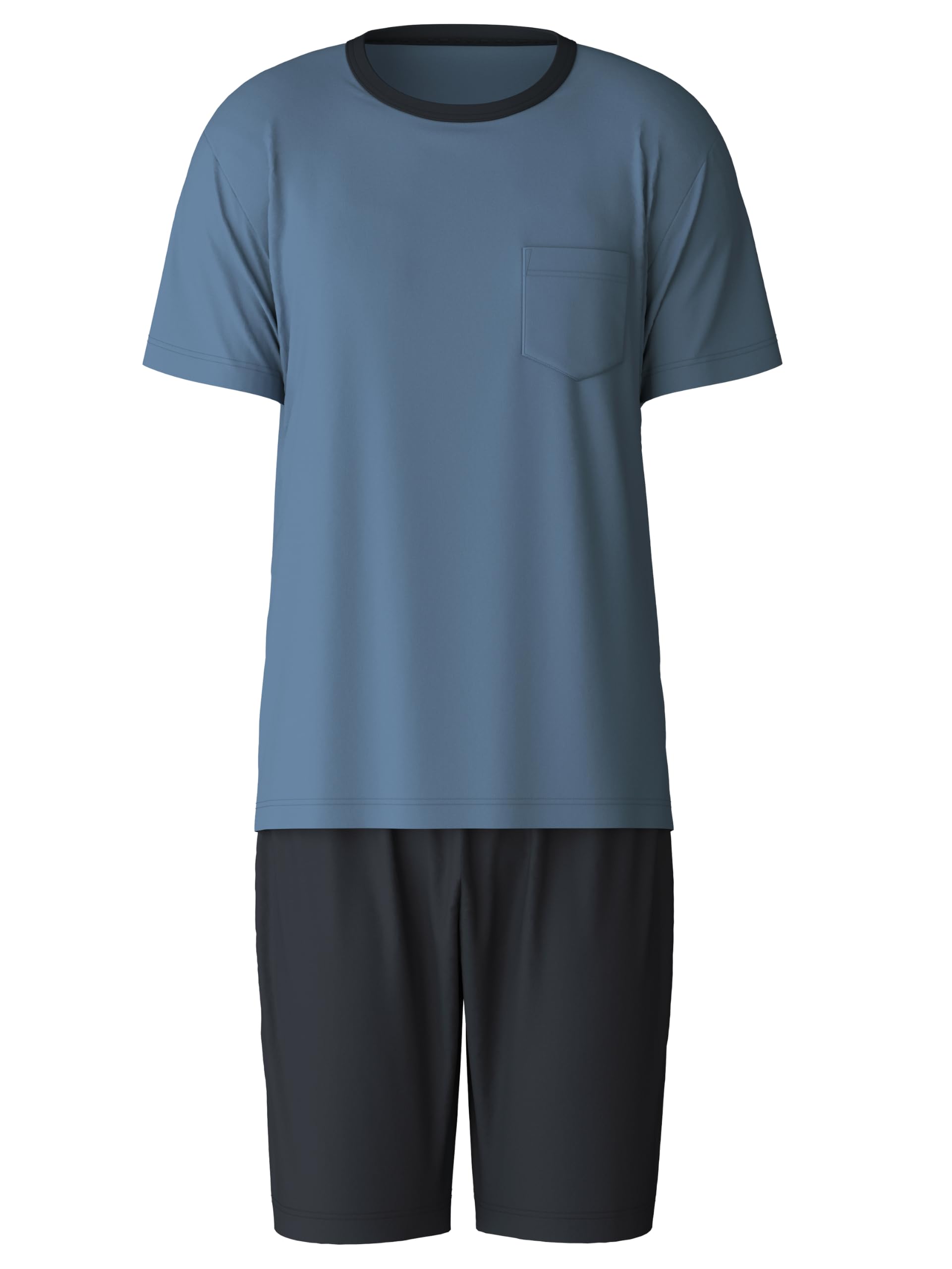 calida-relax-essentials-kurz-pyjama-herren-52-54-bio-baumwolle image 4
