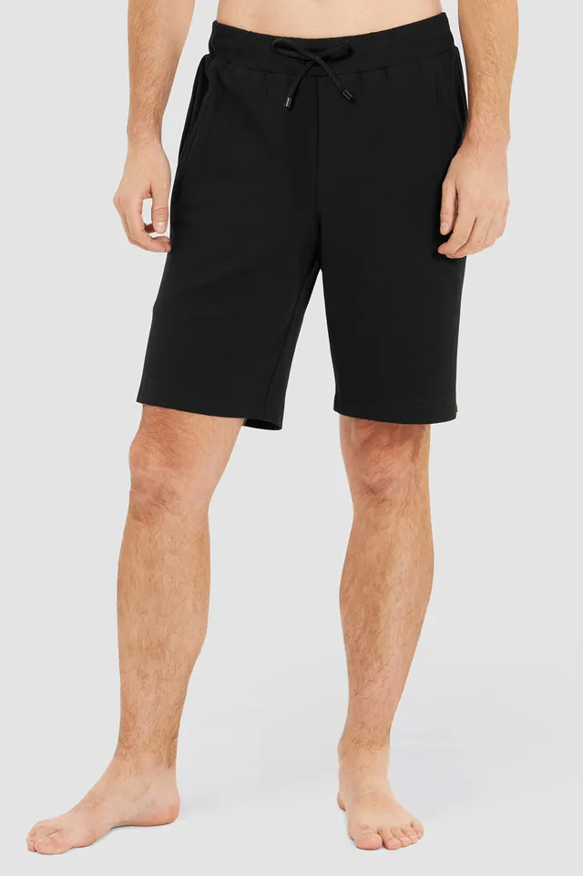 r-sch-be-happy-herren-loungehose-kurz-schwarz-bermuda image 1