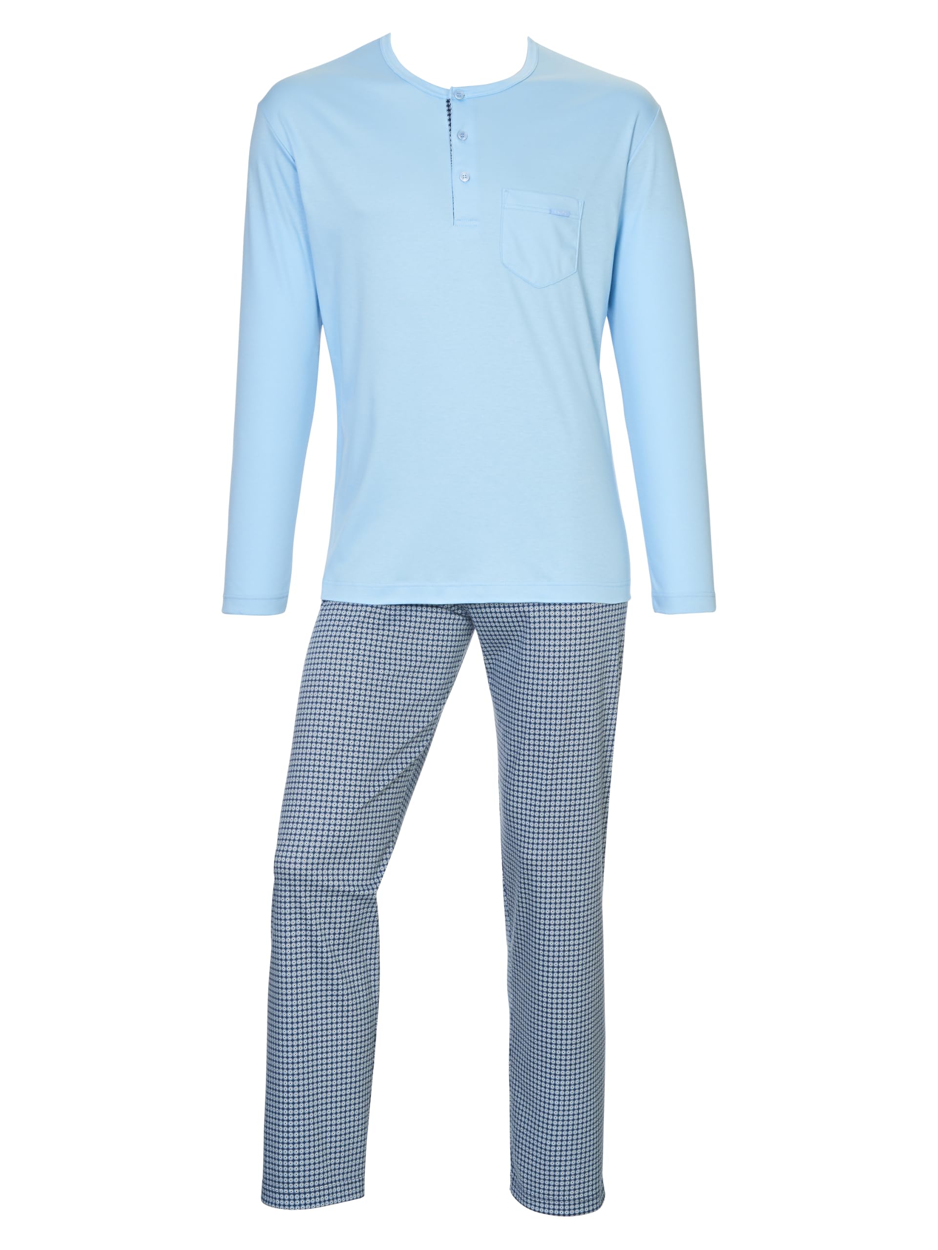 calida-relax-choice-pyjama-herren-supima-baumwolle-lang image 4