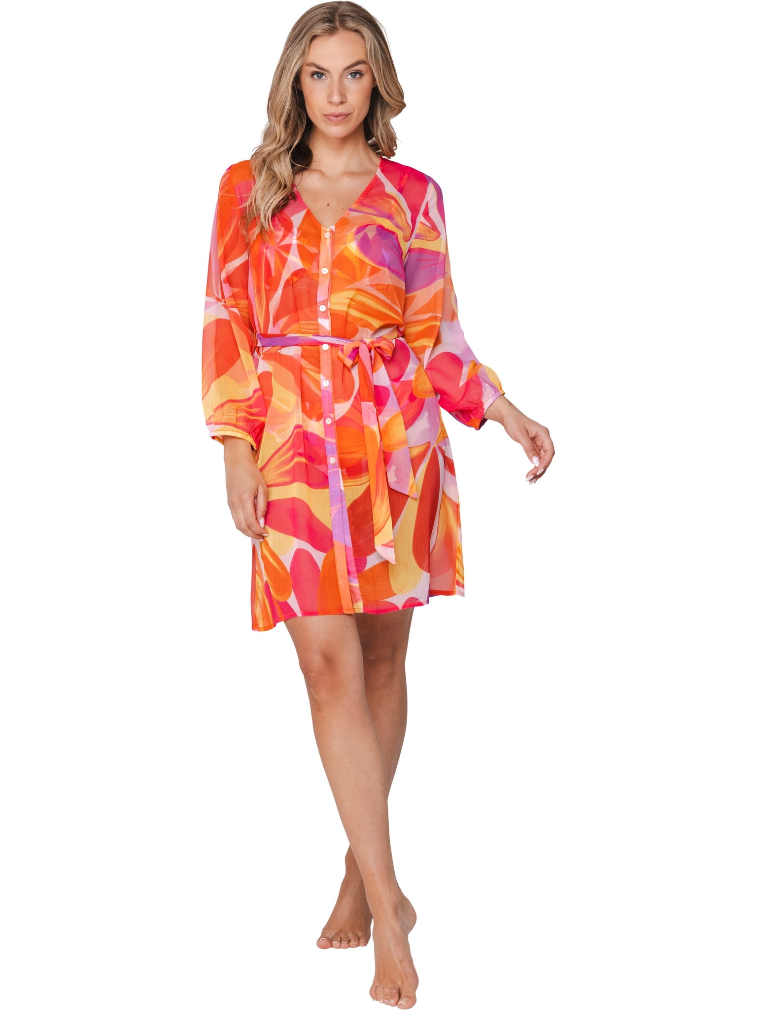 pastunette-tropic-oasis-strandkleid-bunt-blumen-95-cm image 3