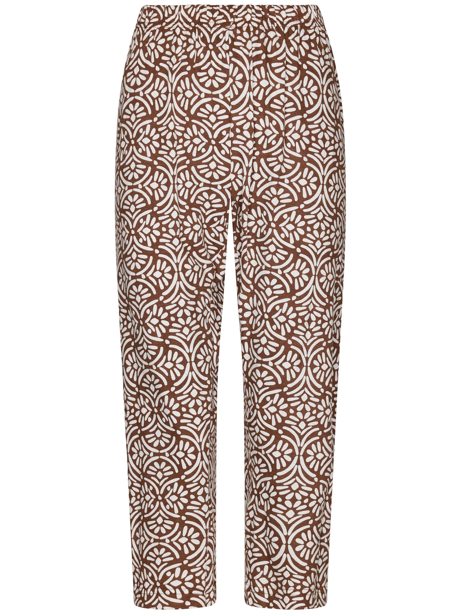 pastunette-terra-luna-pyjama-braun-wei-durchknopf-bio image 2