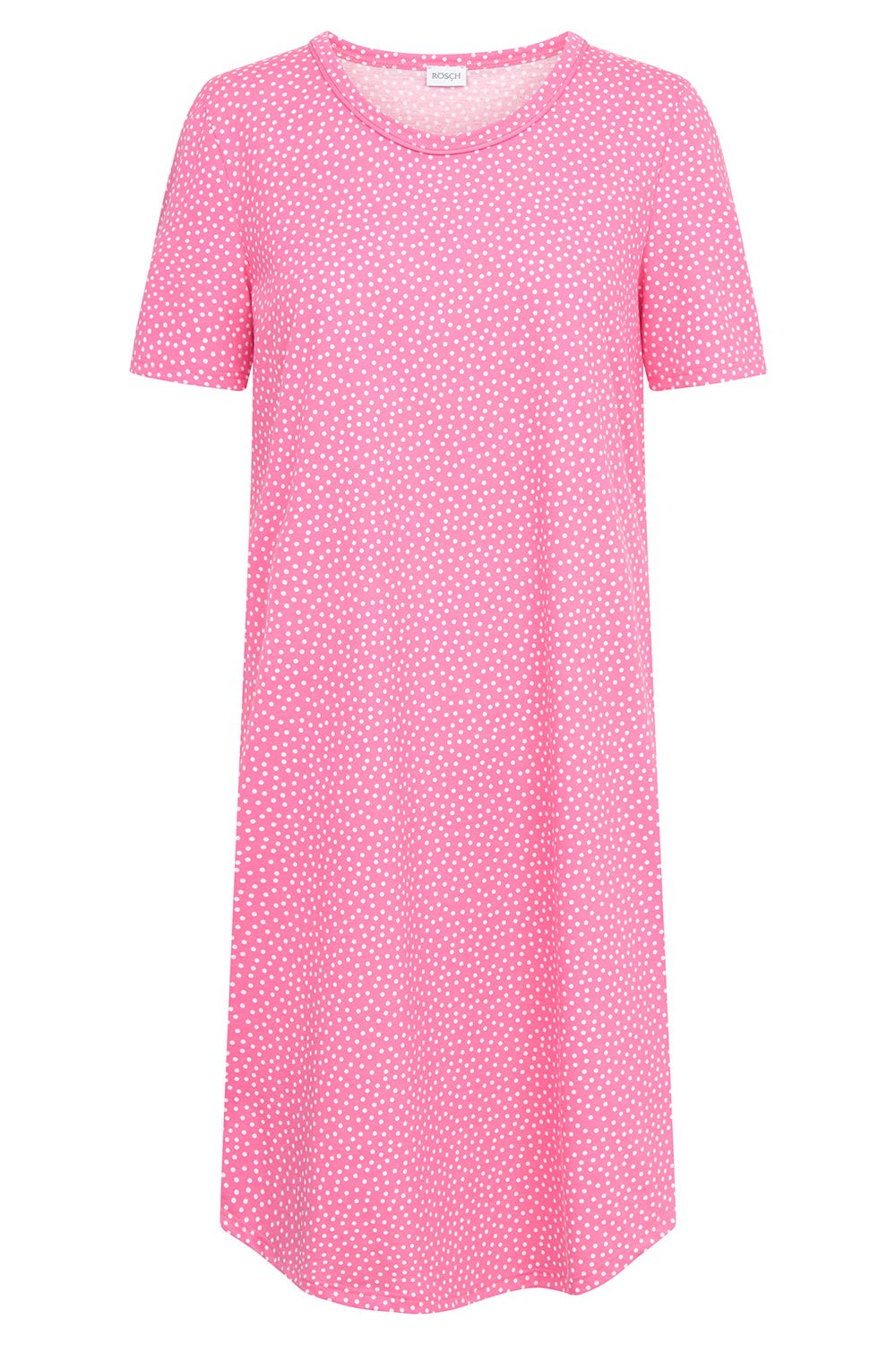 r-sch-be-happy-nachthemd-knielang-pink-tupfen-95-cm image 2