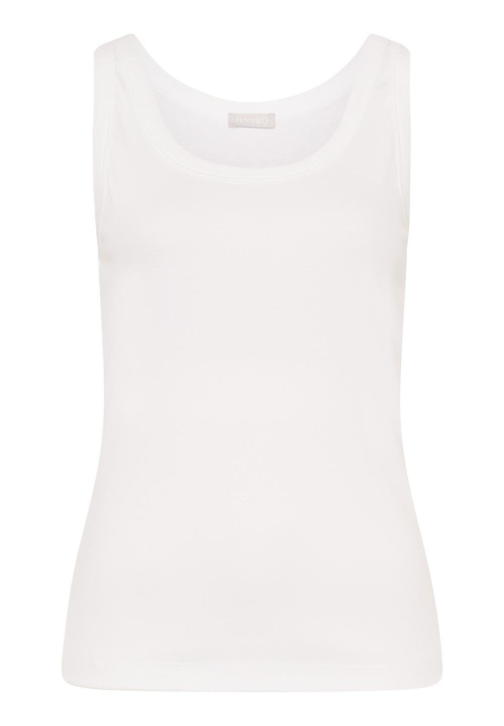 hanro-sleep-lounge-top-damen-white-baumwolle image 1