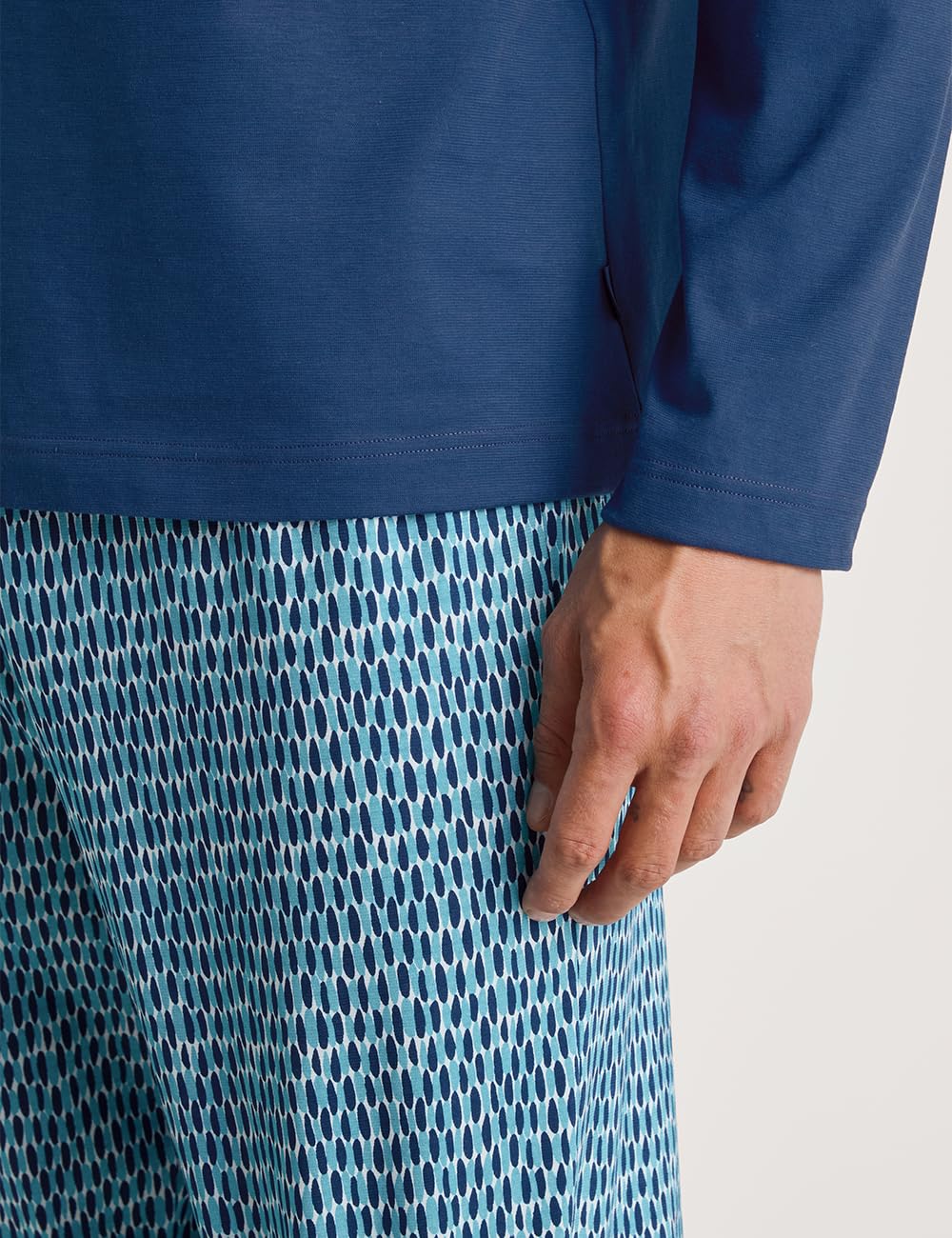 calida-relax-imprint-pyjama-lang-herren-baumwolle image 3