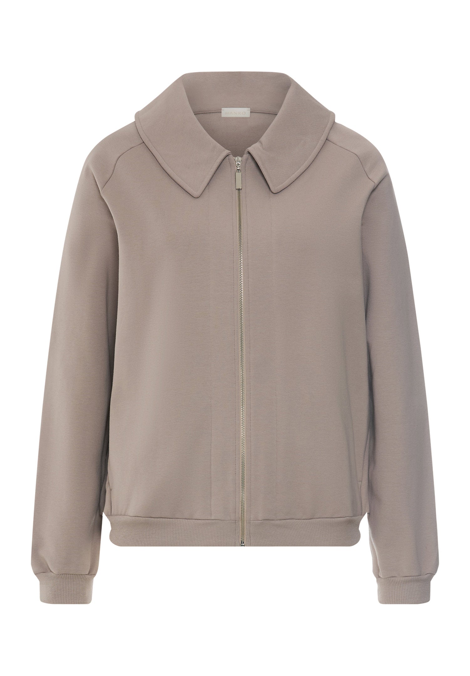 hanro-natural-living-078935-cardigan-rose-grey-baumwolle image 2