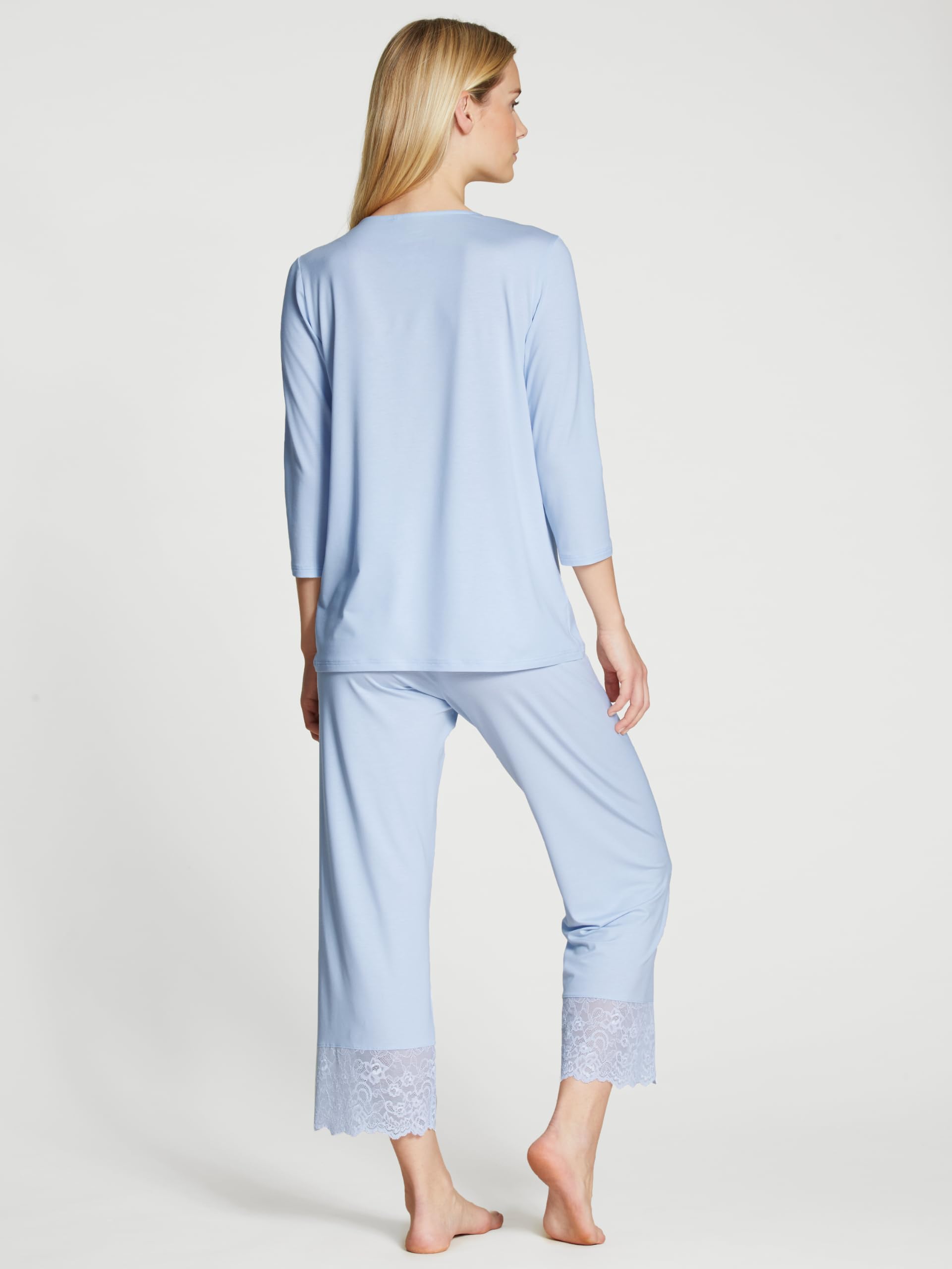 calida-elegant-dreams-7-8-pyjama-damen-harmony-blue image 4