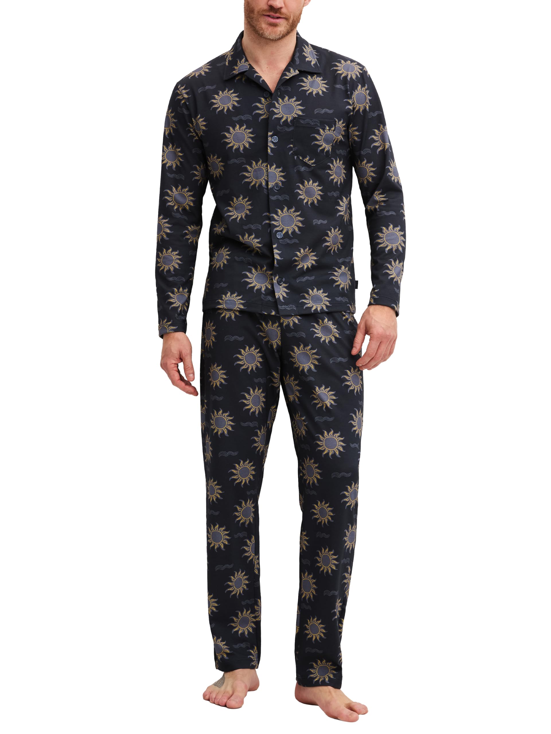 calida-relax-choice-swiss-resort-pyjama-herren-durchgekn-pft image 1
