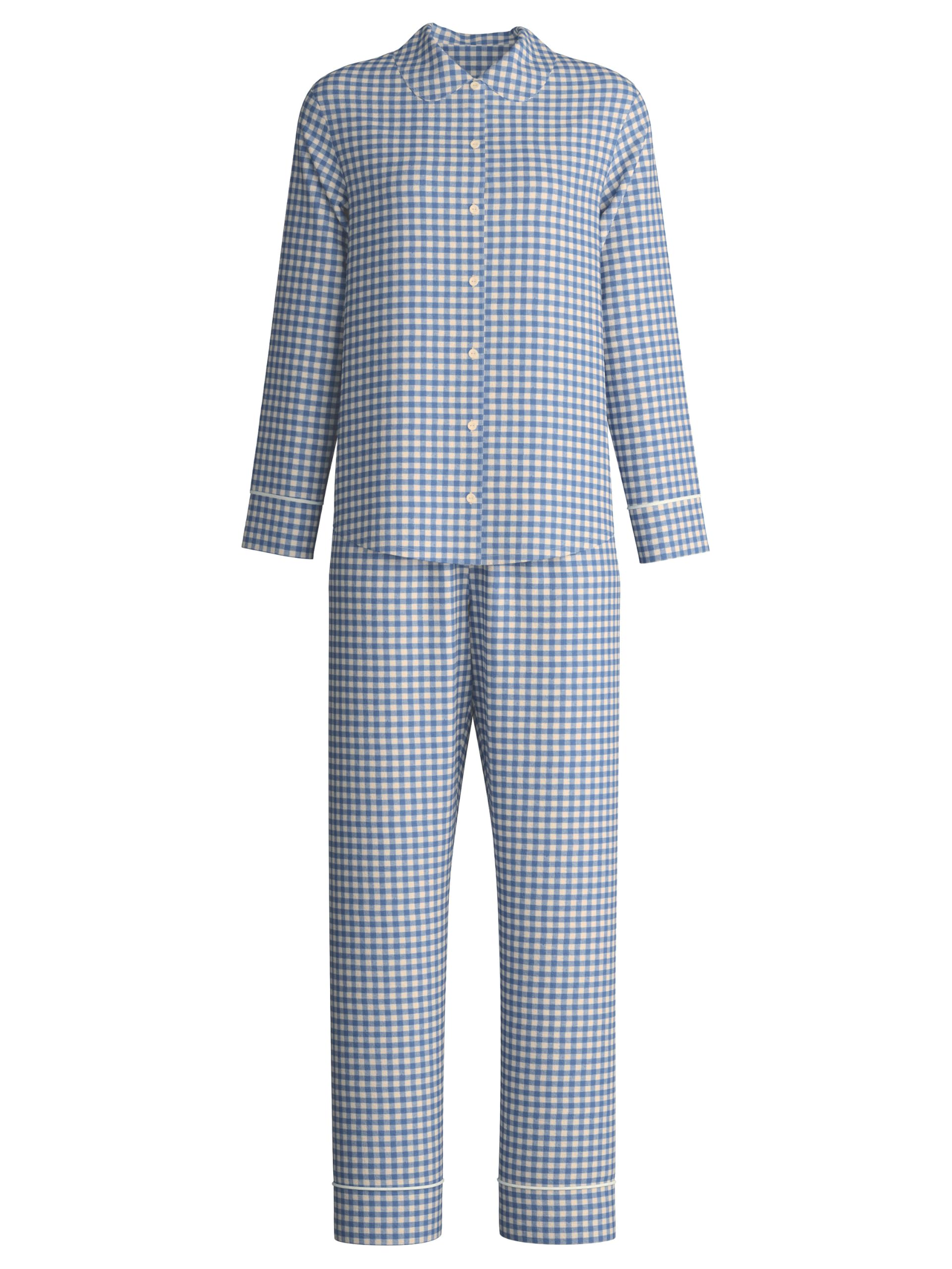 calida-flannel-dreams-flanell-pyjama-pearl-blue-44-46 image 3