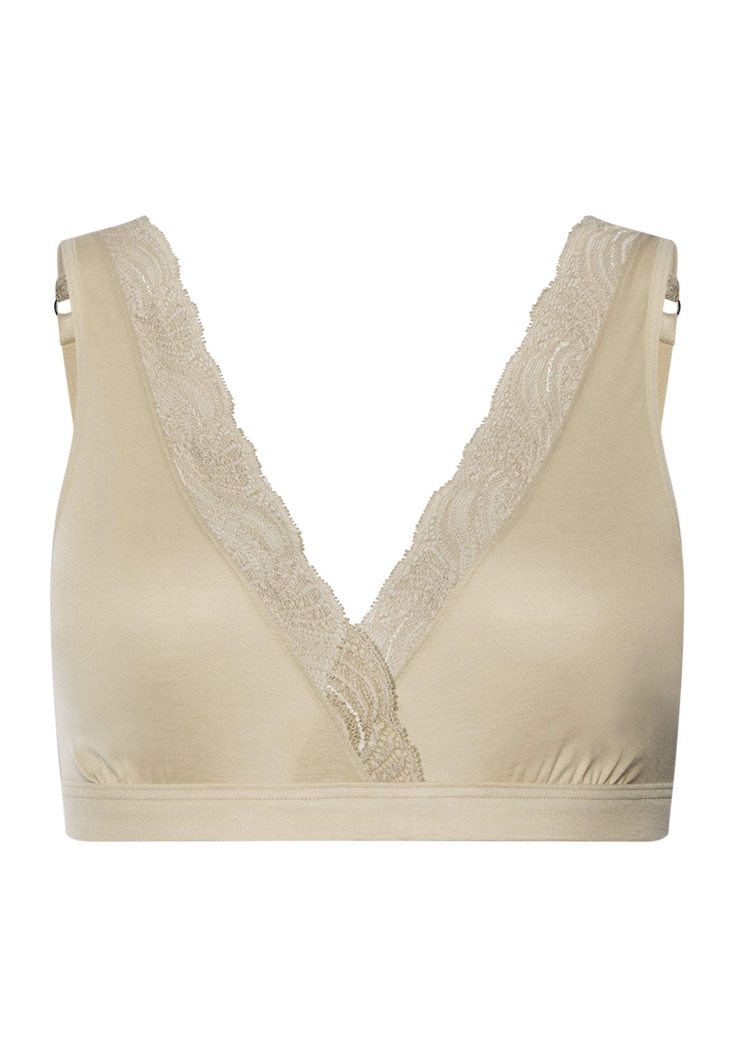 hanro-cotton-delight-soft-cup-bh-olive-stem-baumwolle image 1