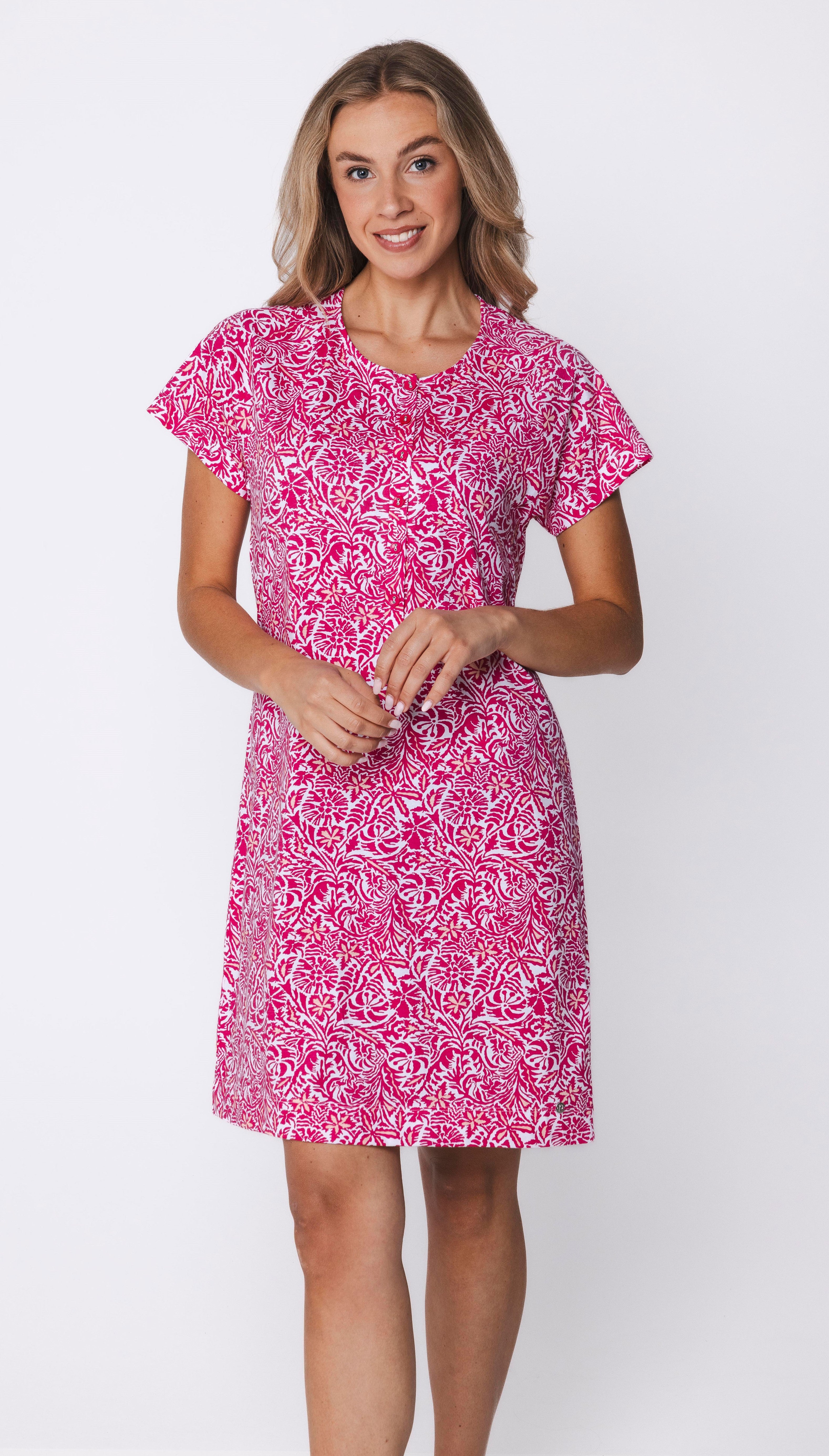 pastunette-paradise-pink-nachthemd-rosa-bio-baumwolle image 4