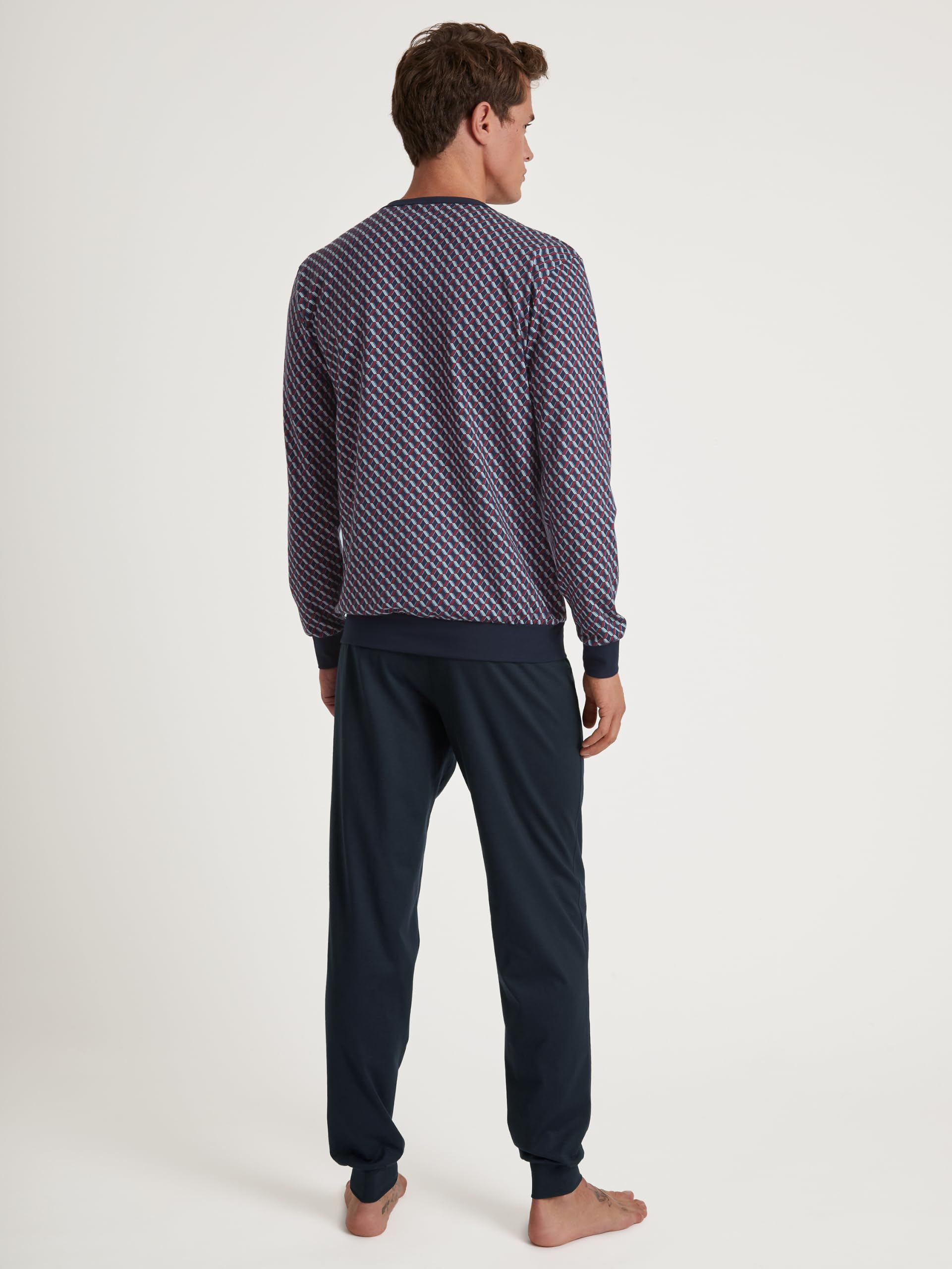calida-relax-imprint-pyjama-herren-52-54-baumwolle-b-ndchen image 3
