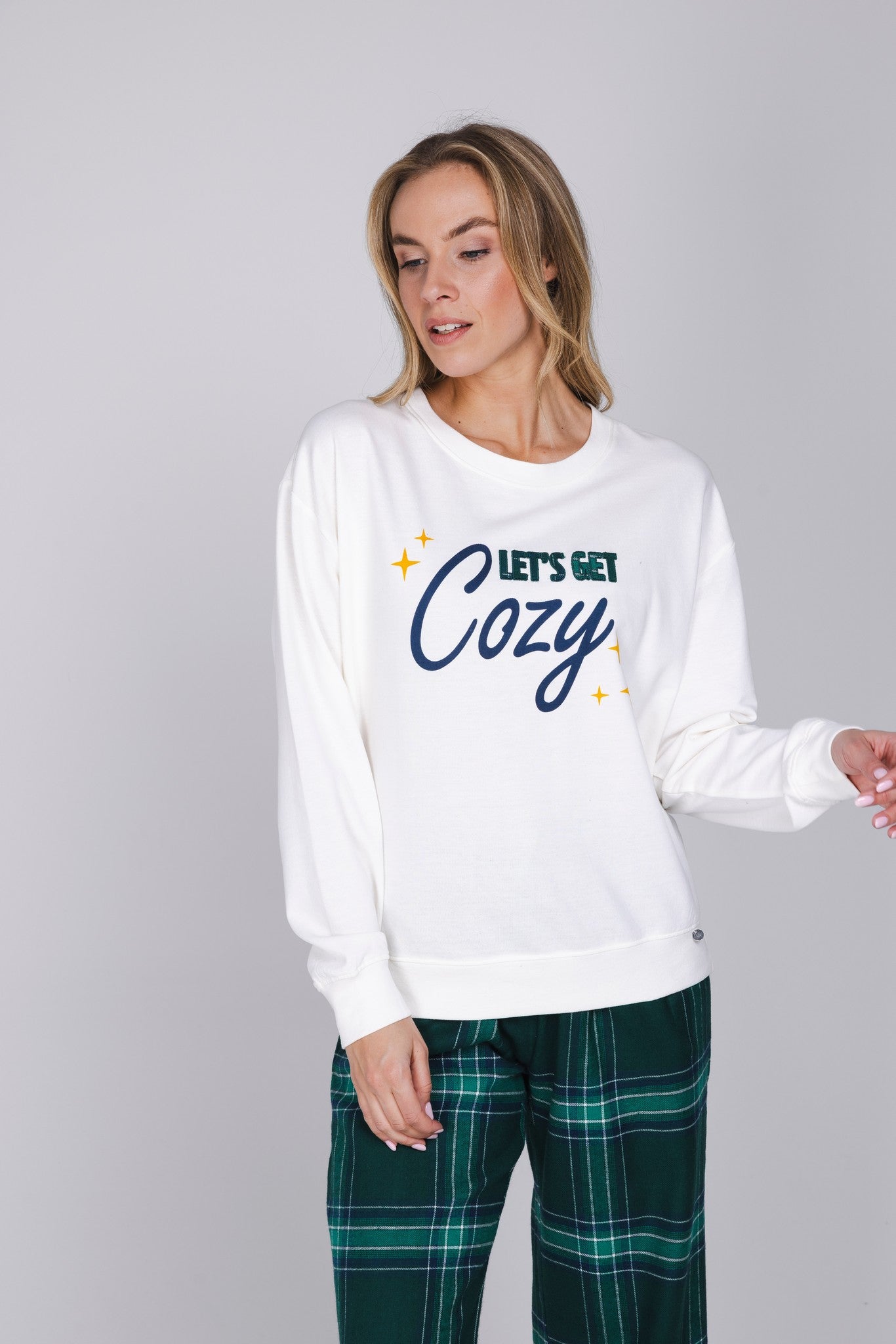 pastunette-myrebelle-cozy-pyjama-damen-gr-n-baumwolle image 6