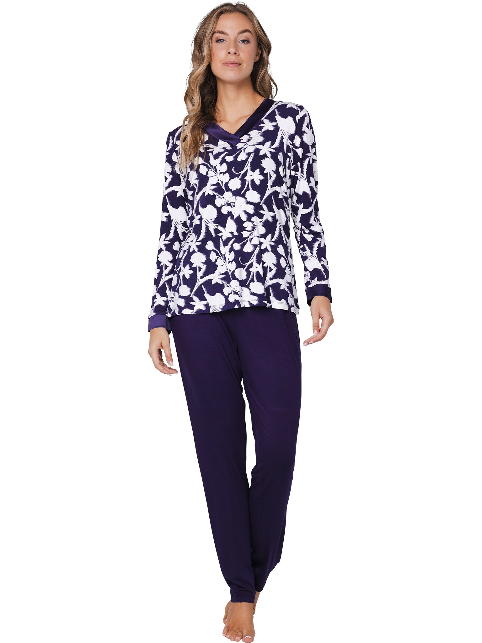 pastunette-premium-dark-orchid-pyjama-violett-bl-tenprint image 3