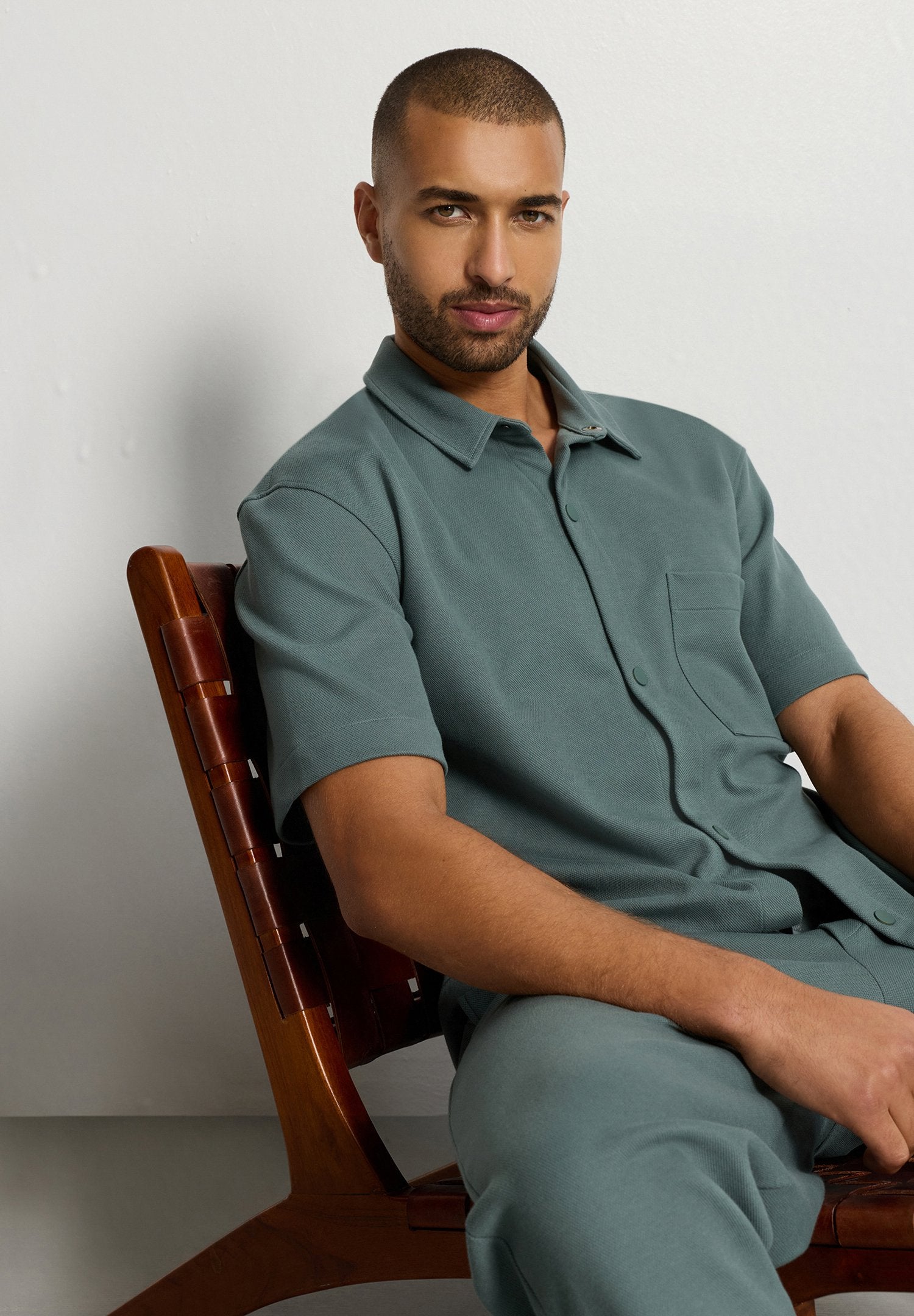 hanro-travelwear-cardigan-studio-green-gr-e-m-bio-baumwolle image 6