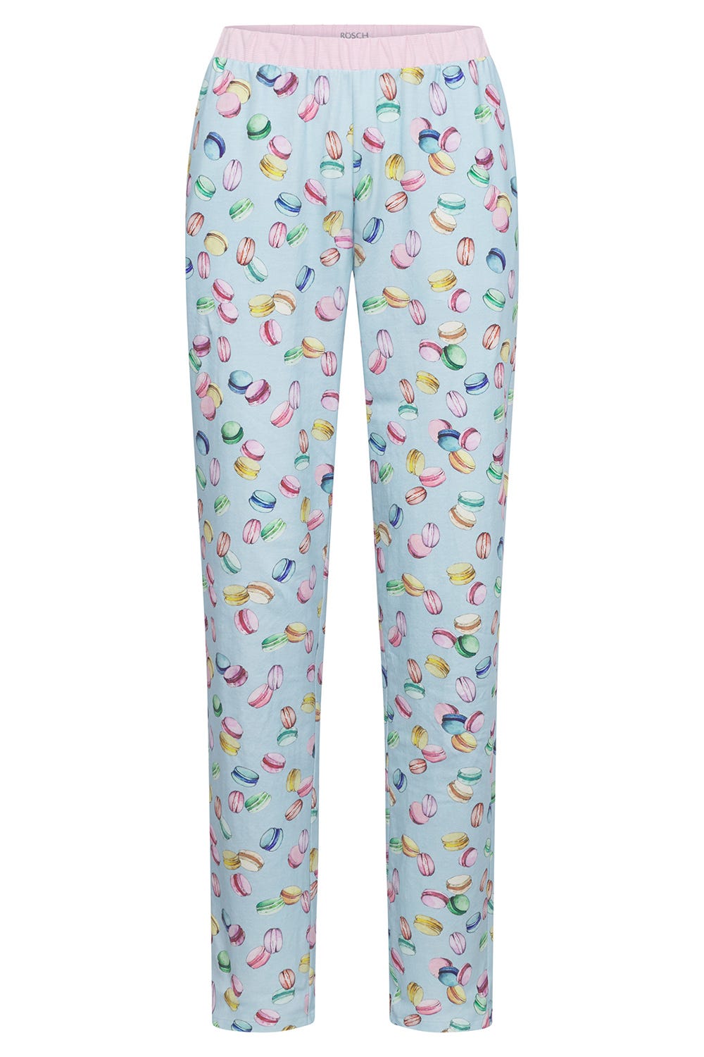 r-sch-be-happy-pyjamahose-lang-t-rkis-macaron-druck image 2