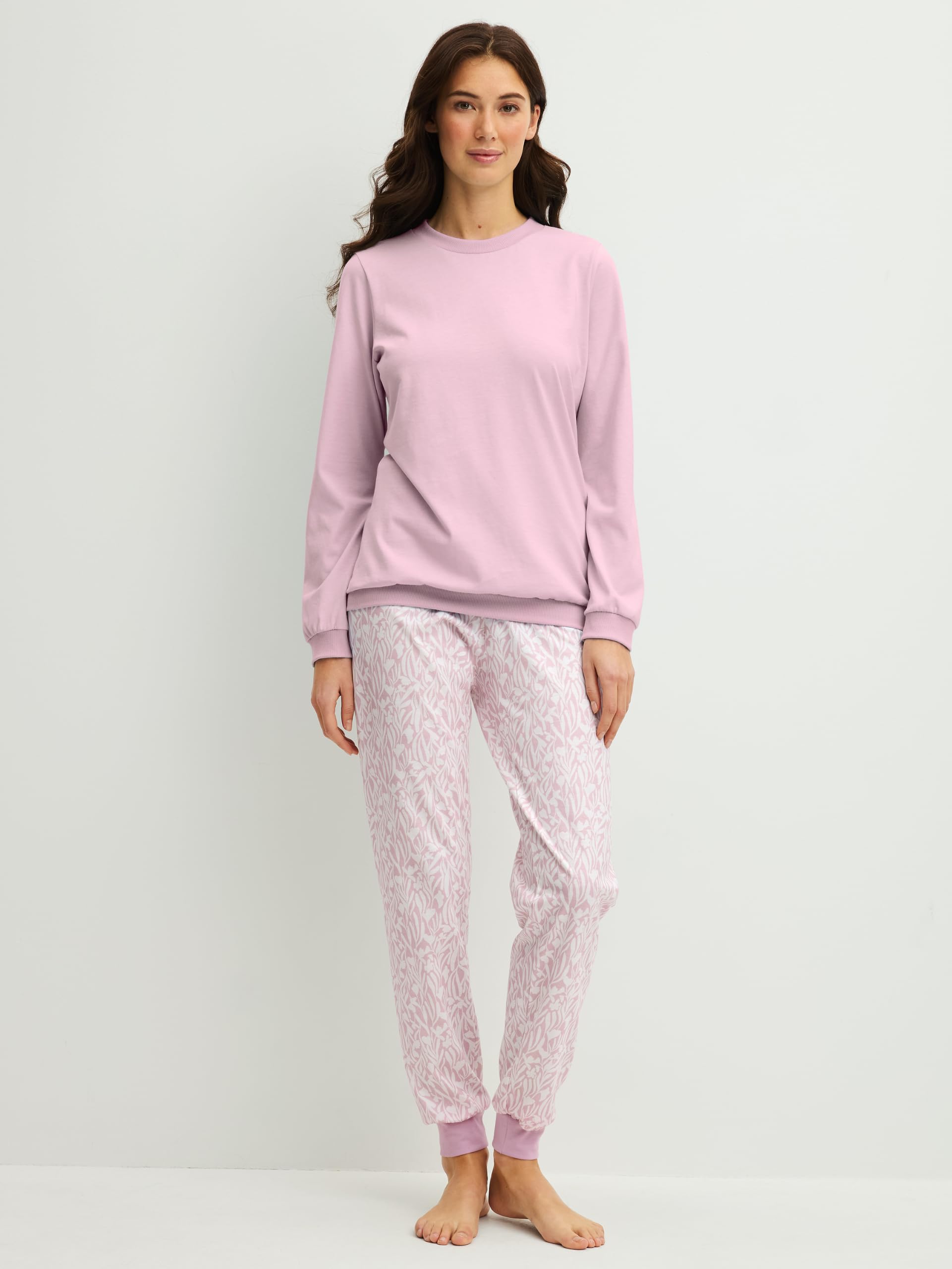 calida-blooming-nights-pyjamaset-damen-gr-44-46-mit-b-ndchen image 2