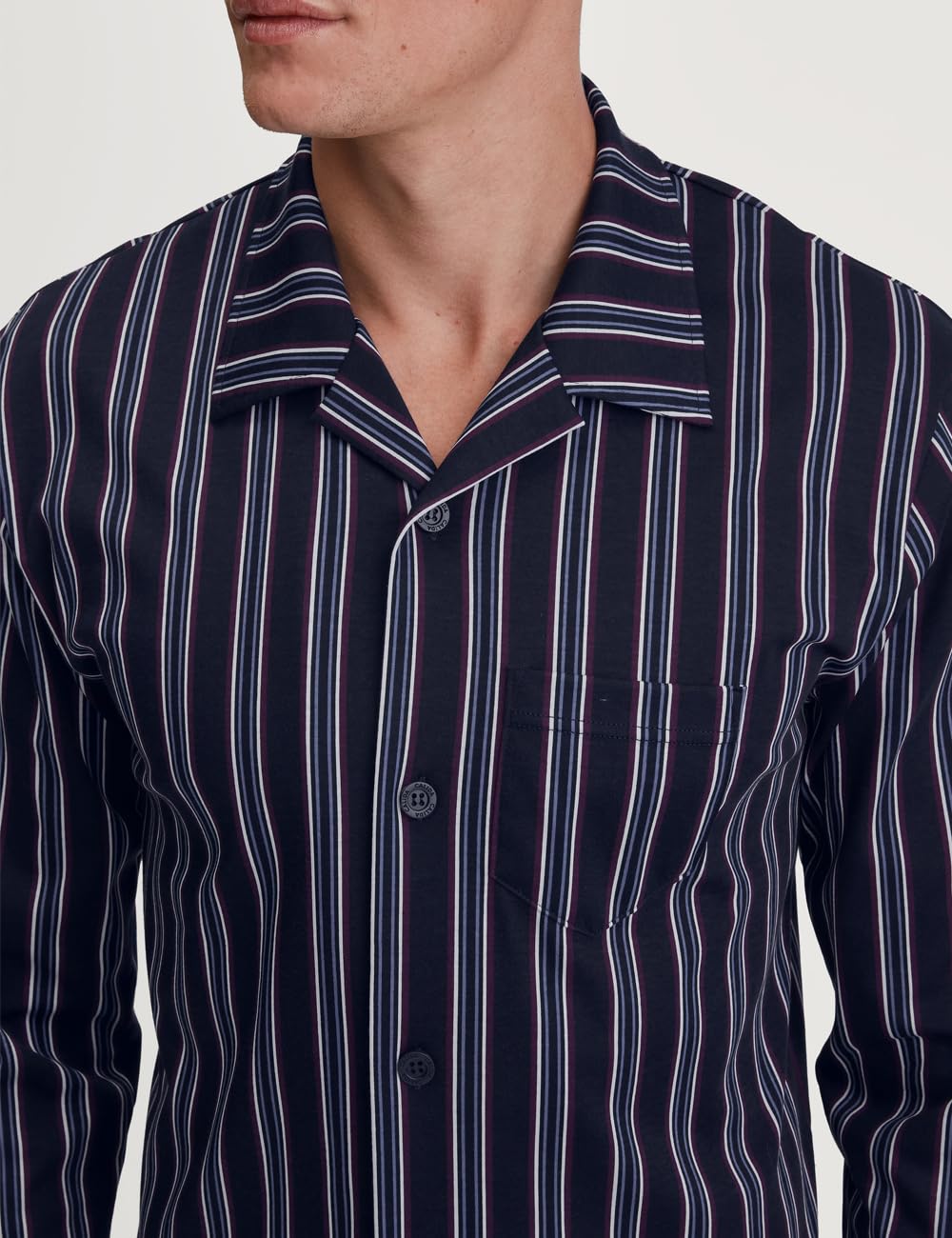 calida-relax-streamline-pyjama-herren-52-54-baumwolle-durchgekn-pft image 2