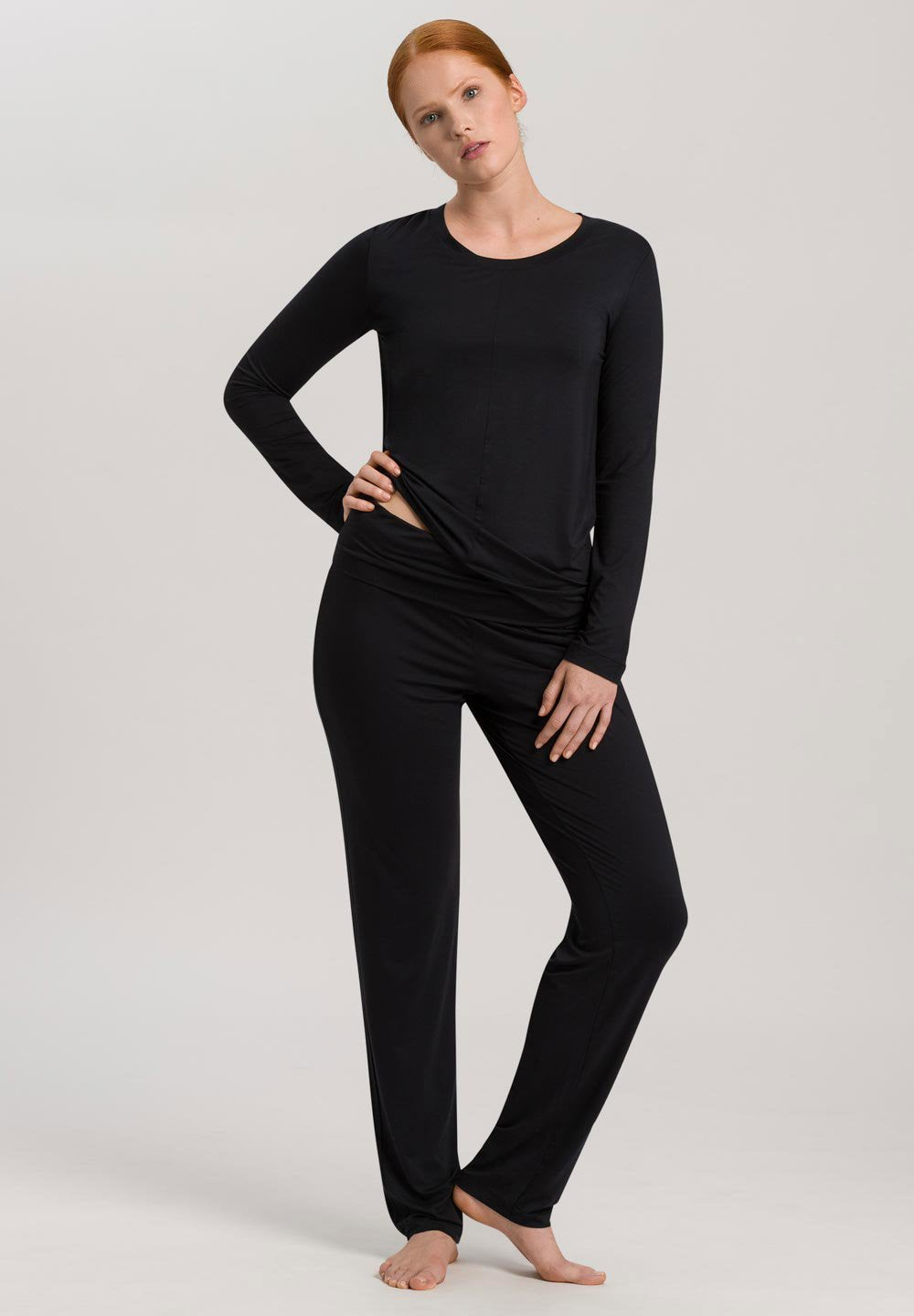 hanro-yoga-077998-loungehose-black-beauty-micromodal image 5