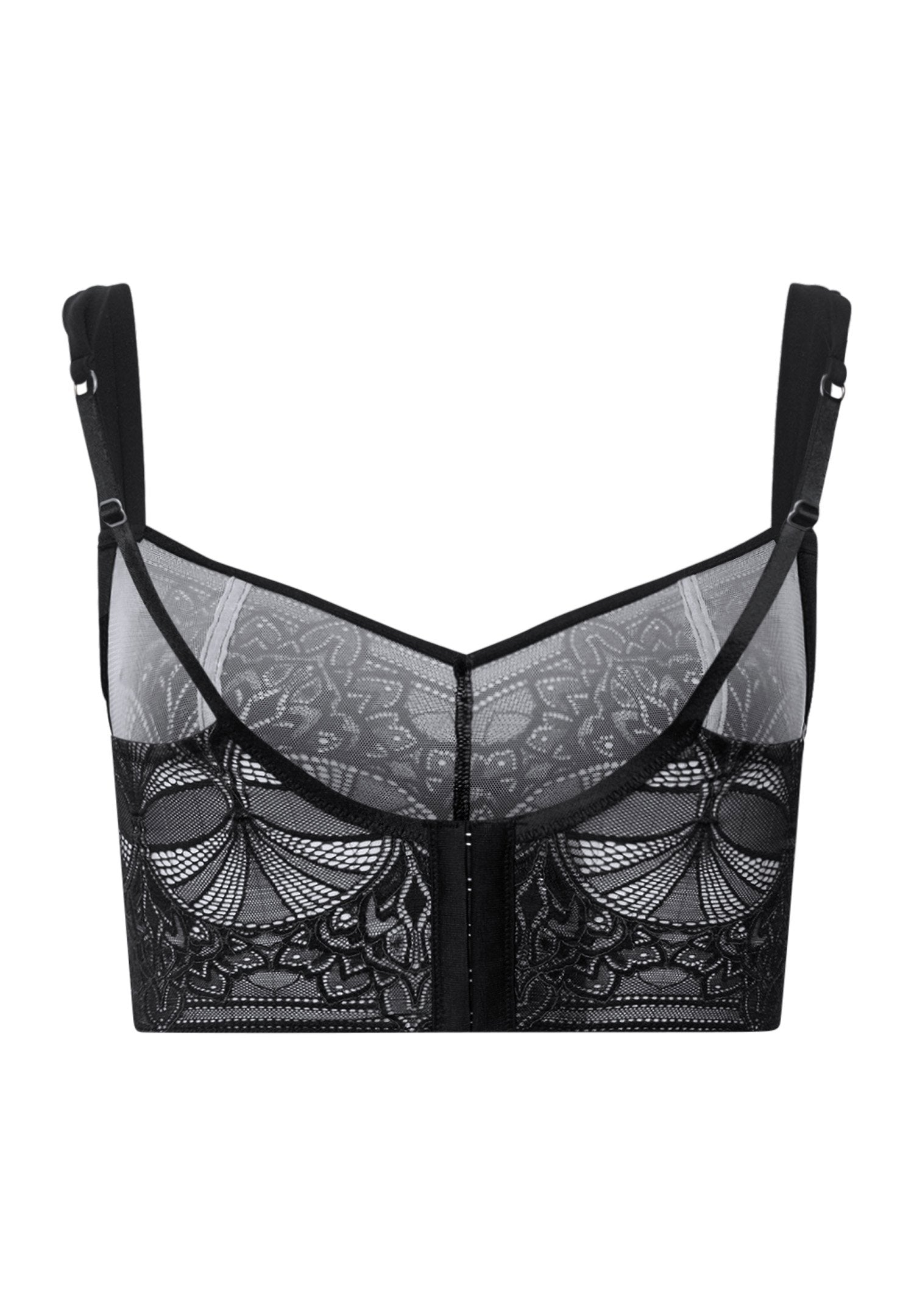 hanro-holly-bralette-bustier-schwarz-spitze image 3