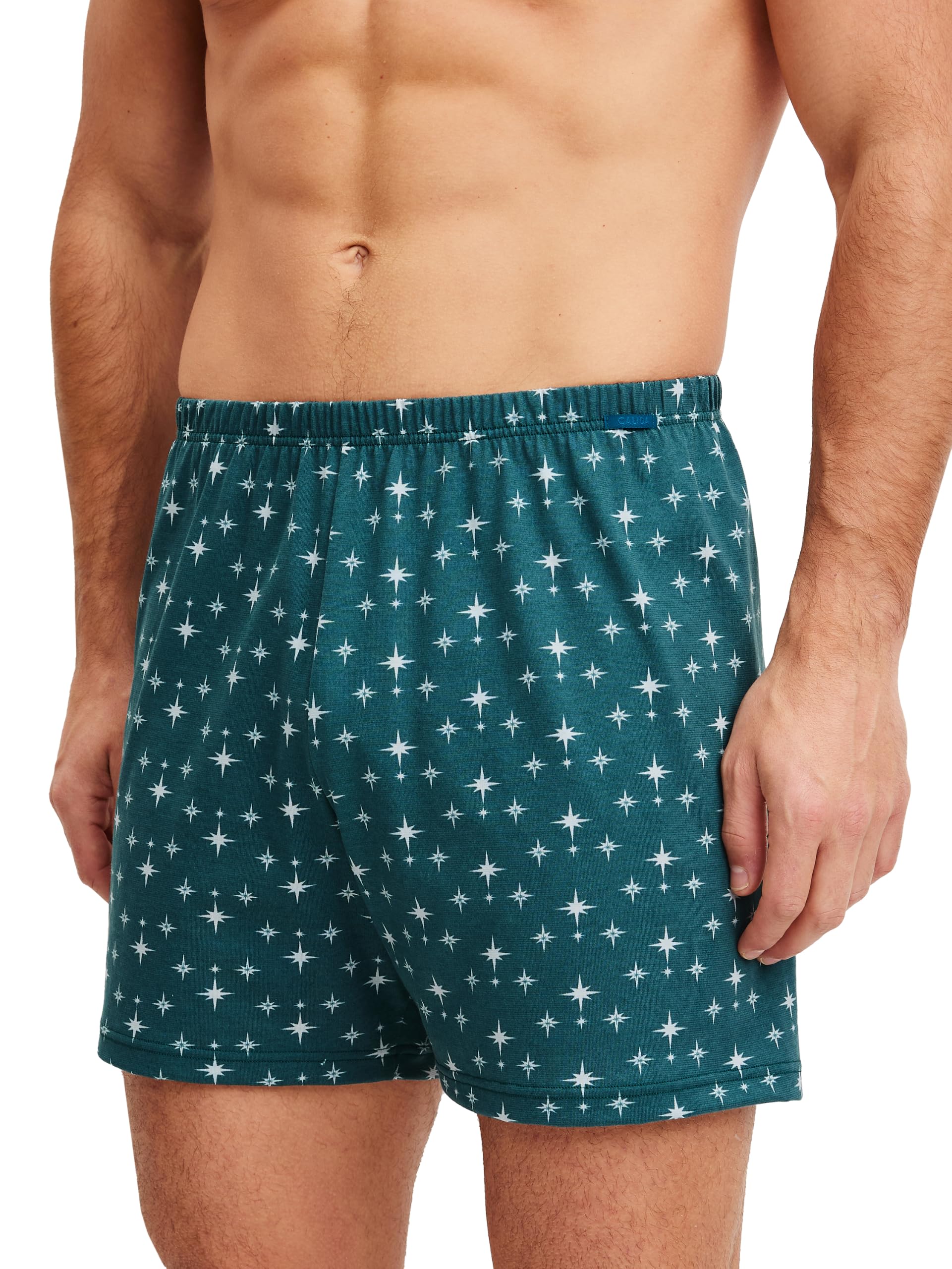 calida-prints-boxershorts-herren-cream-gold-baumwolle image 8