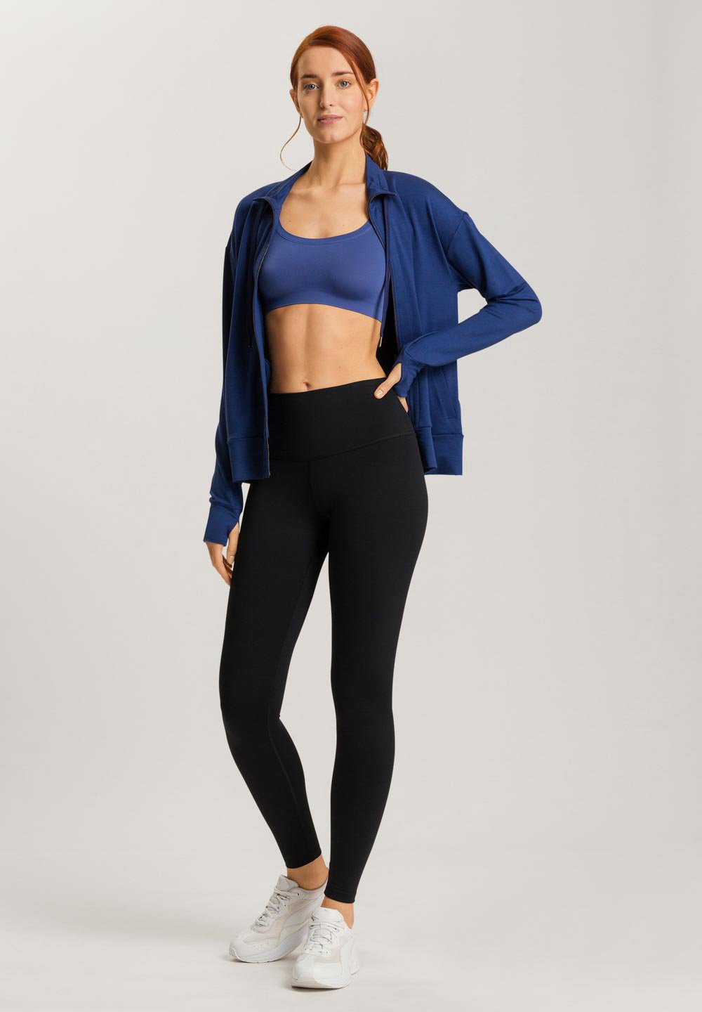 hanro-balance-leggings-schwarz-yogahose-black-beauty image 5