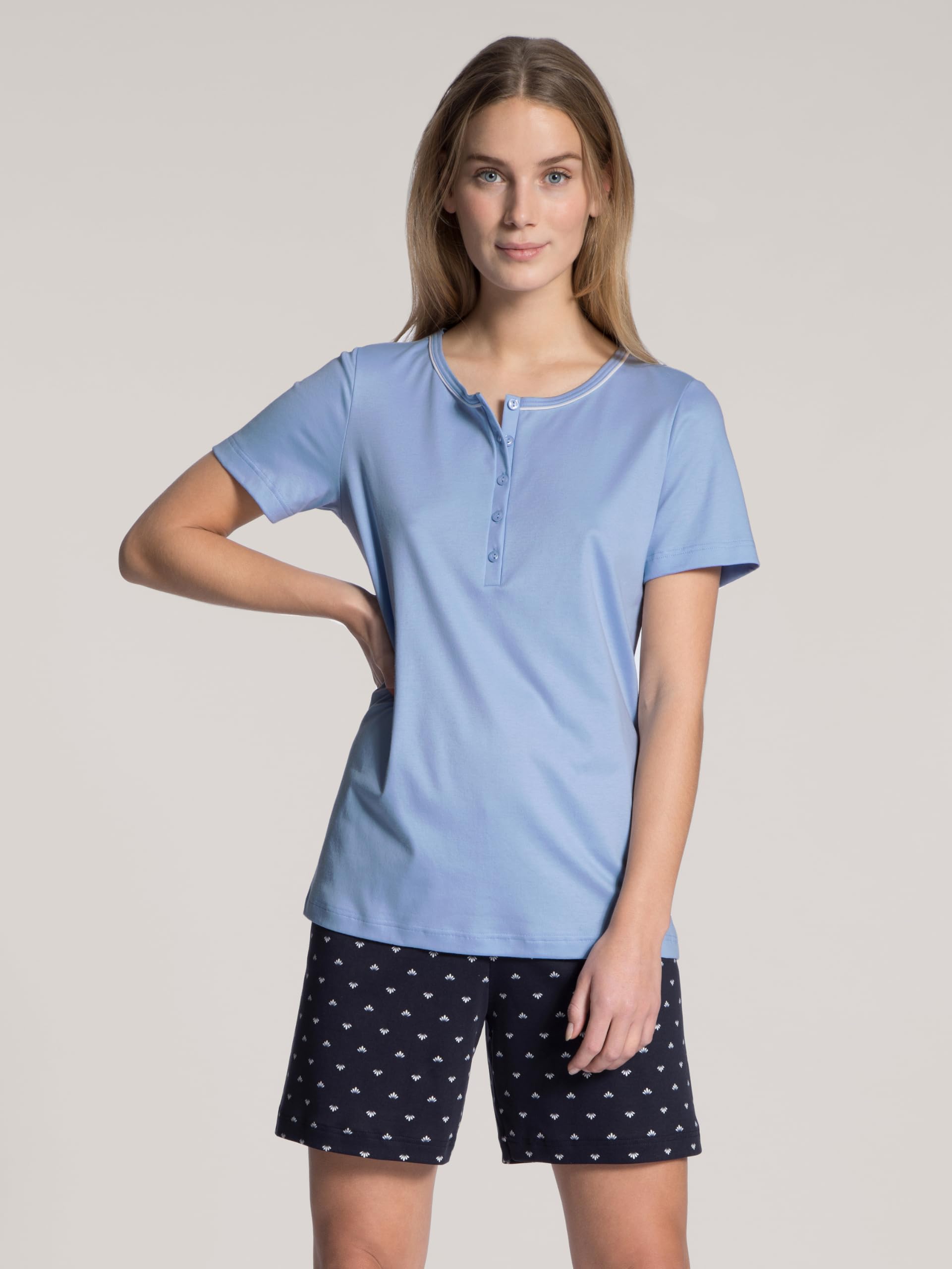 calida-night-lovers-kurz-pyjama-damen-baumwolle-interlock image 3