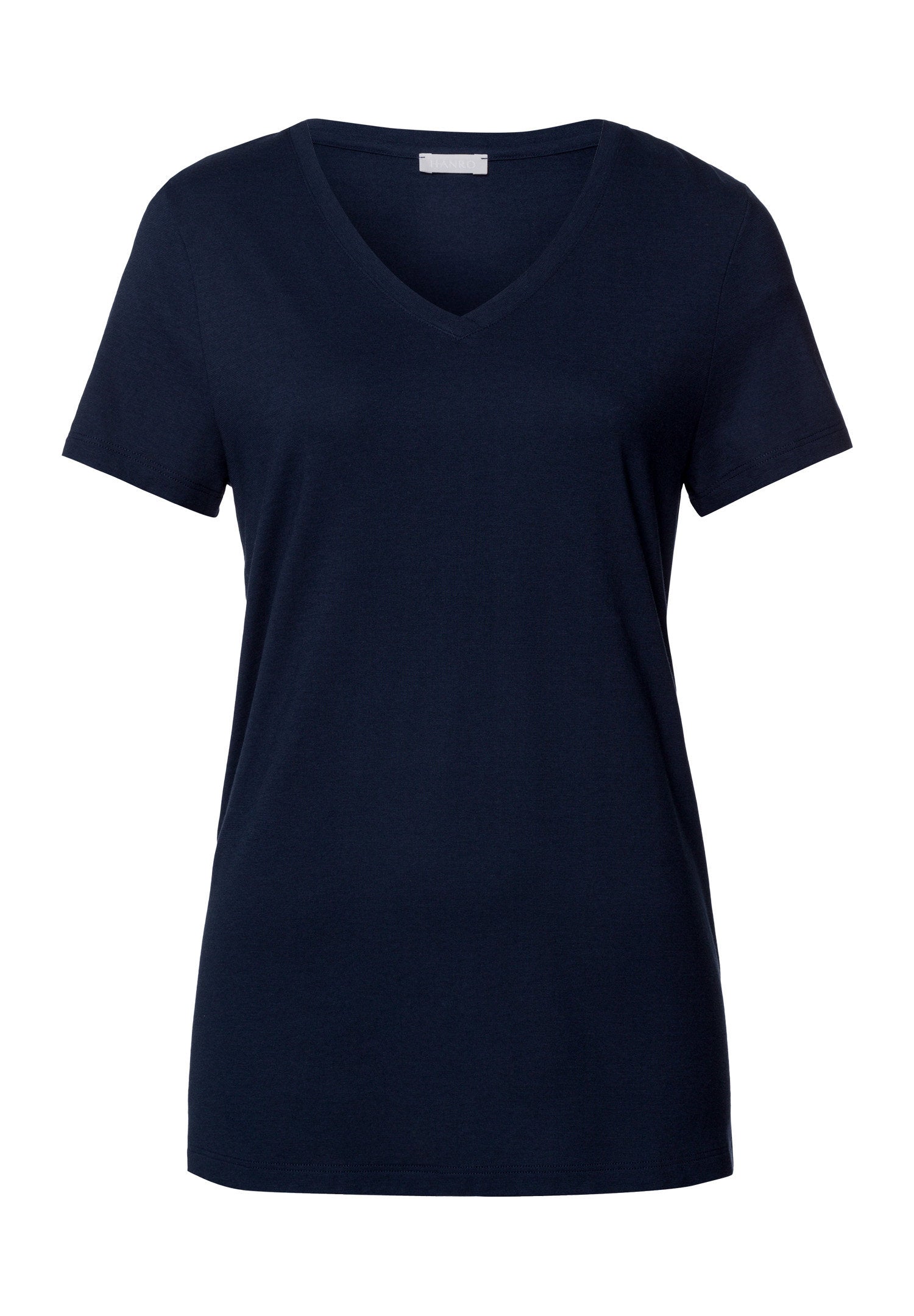 hanro-sleep-lounge-s-slv-shirt-damen-deep-navy-tencel image 1